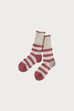 56 Yarns Flag Stripe Socks - Pink