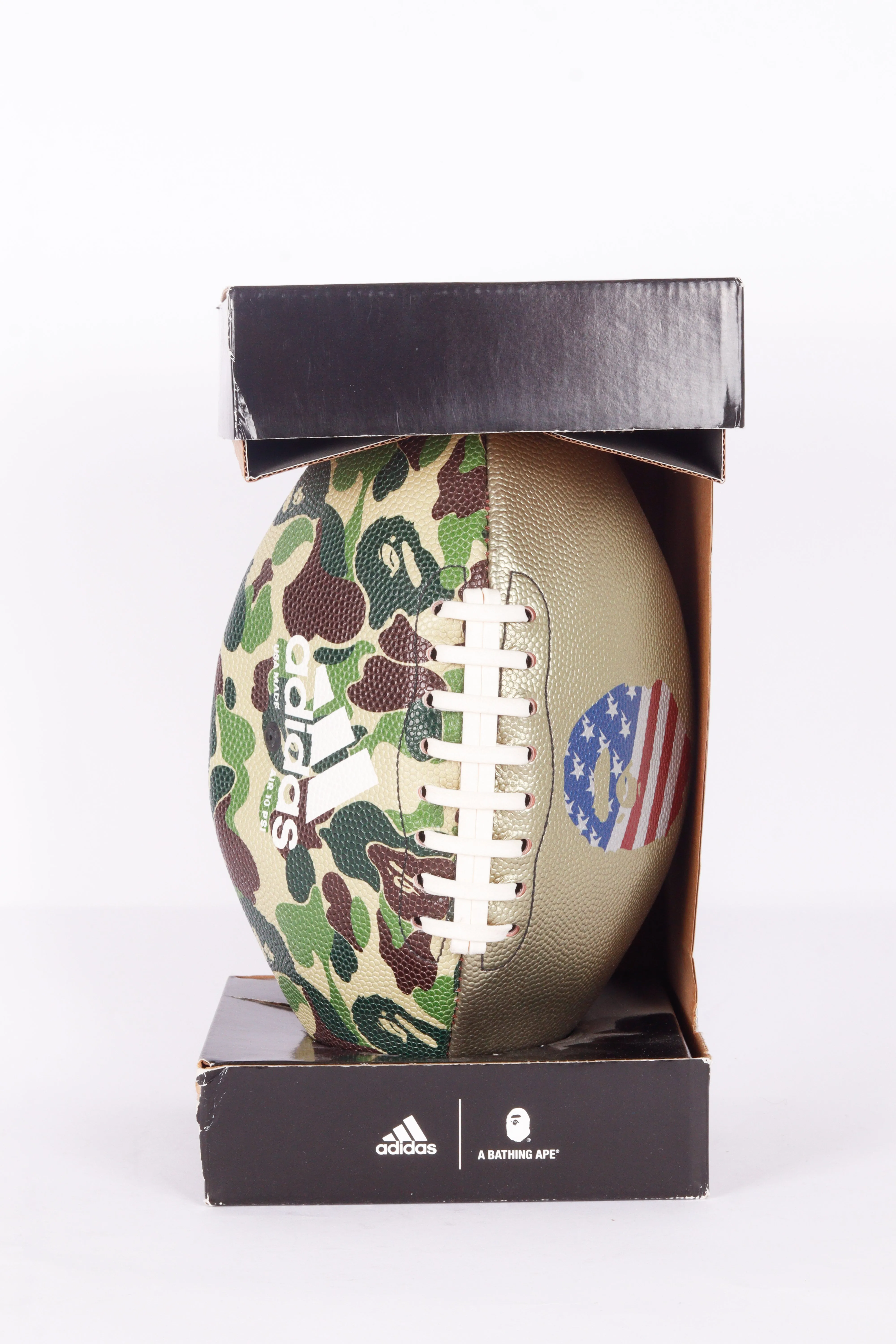 A Bathing Ape/Bape x adidas SS19 'Camo' American Football (2019)