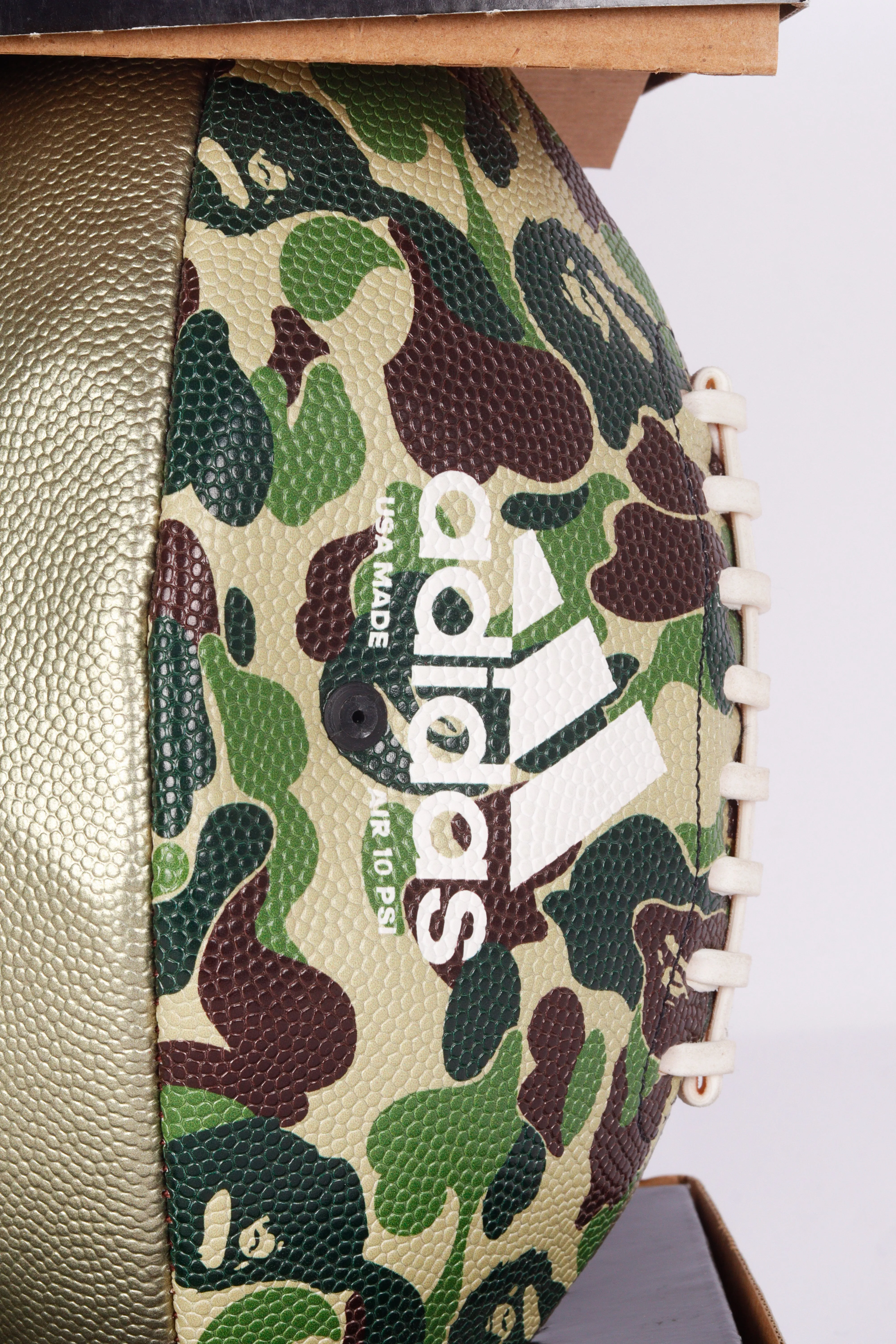 A Bathing Ape/Bape x adidas SS19 'Camo' American Football (2019)