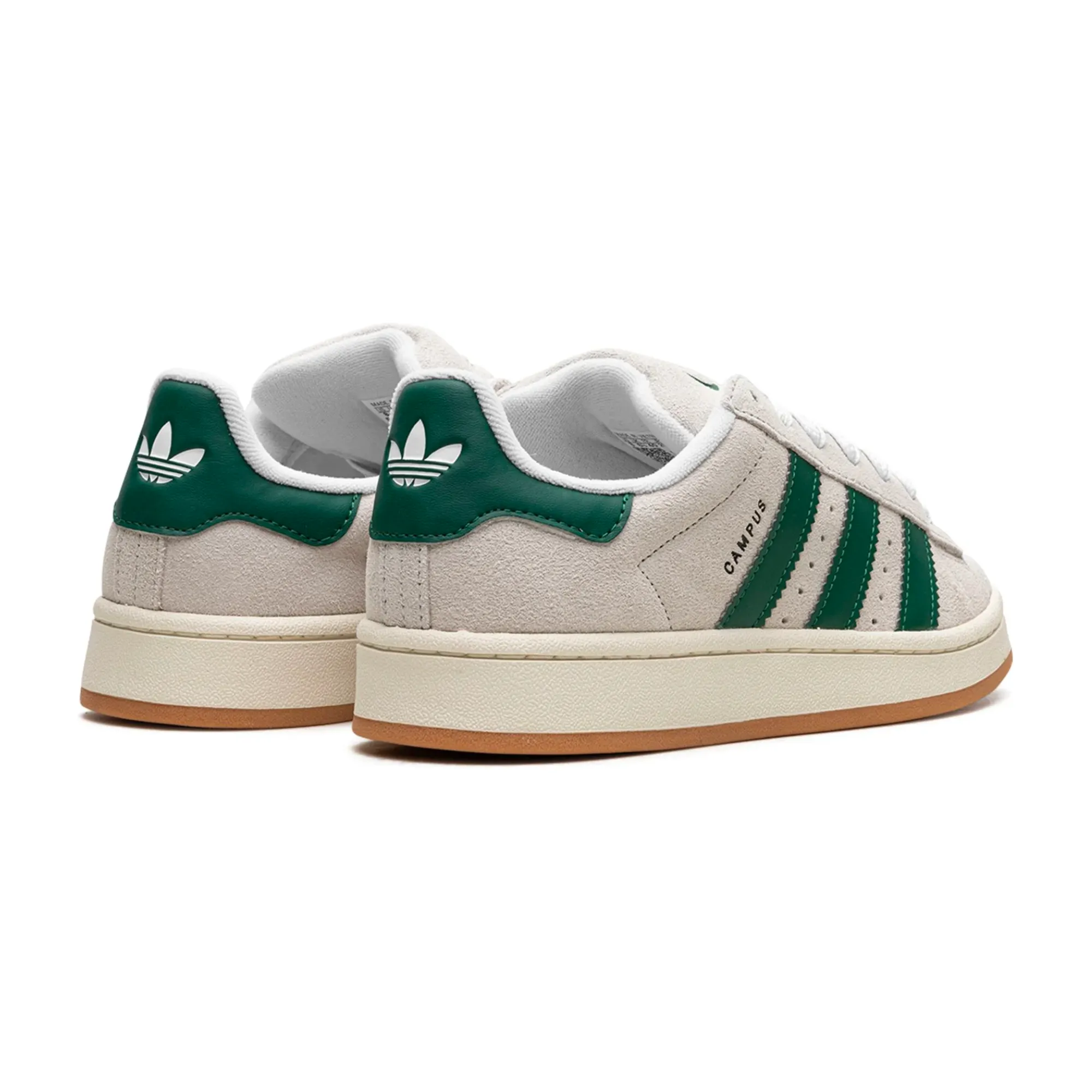 Adidas Campus 00s Crystal White Dark Green