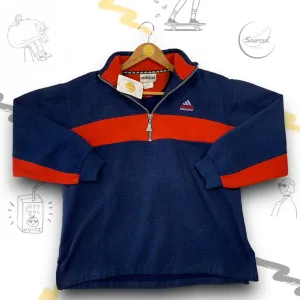 Adidas Equipment Embroidered Vintage 1/4 Zip (S)