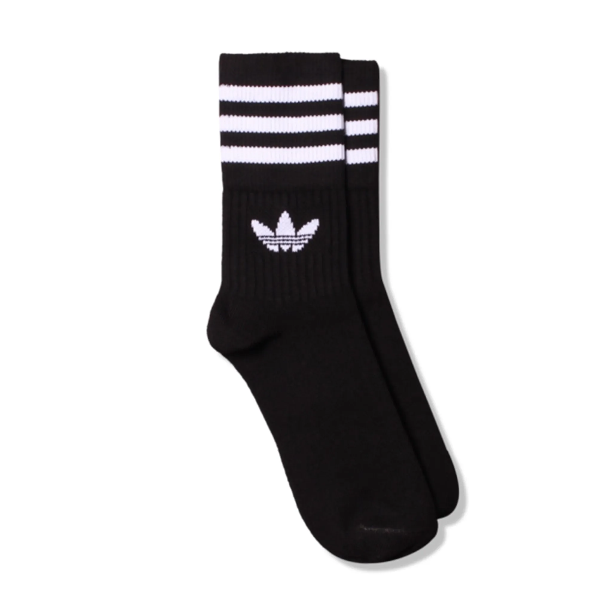 Adidas Mid Cut Crew Sock Black/White 3 Pack