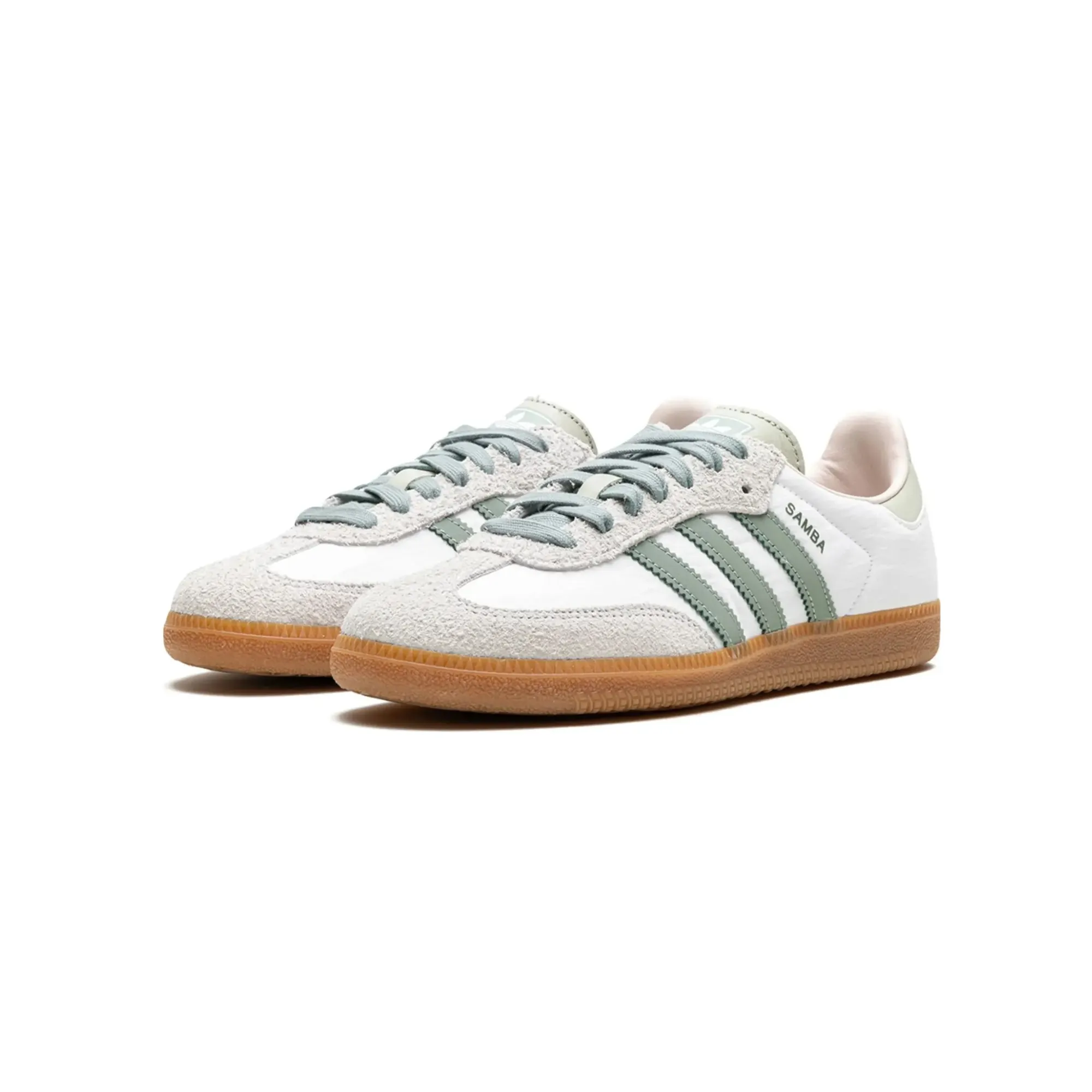 Adidas Samba OG Silver Green Putty Mauve