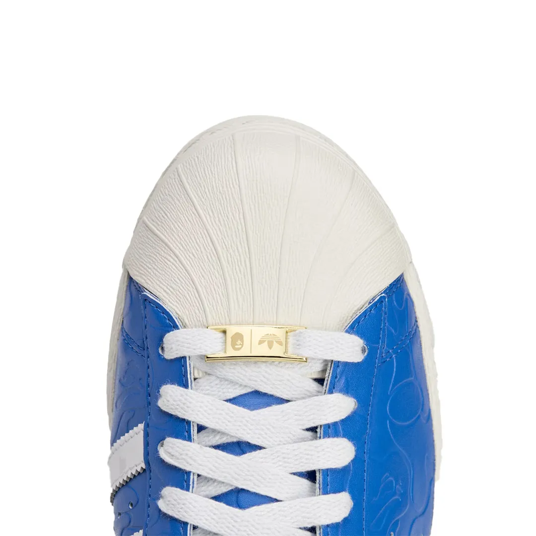 ADIDAS SUPERSTAR VINTAGE x BAPE - BLUE/WHITE