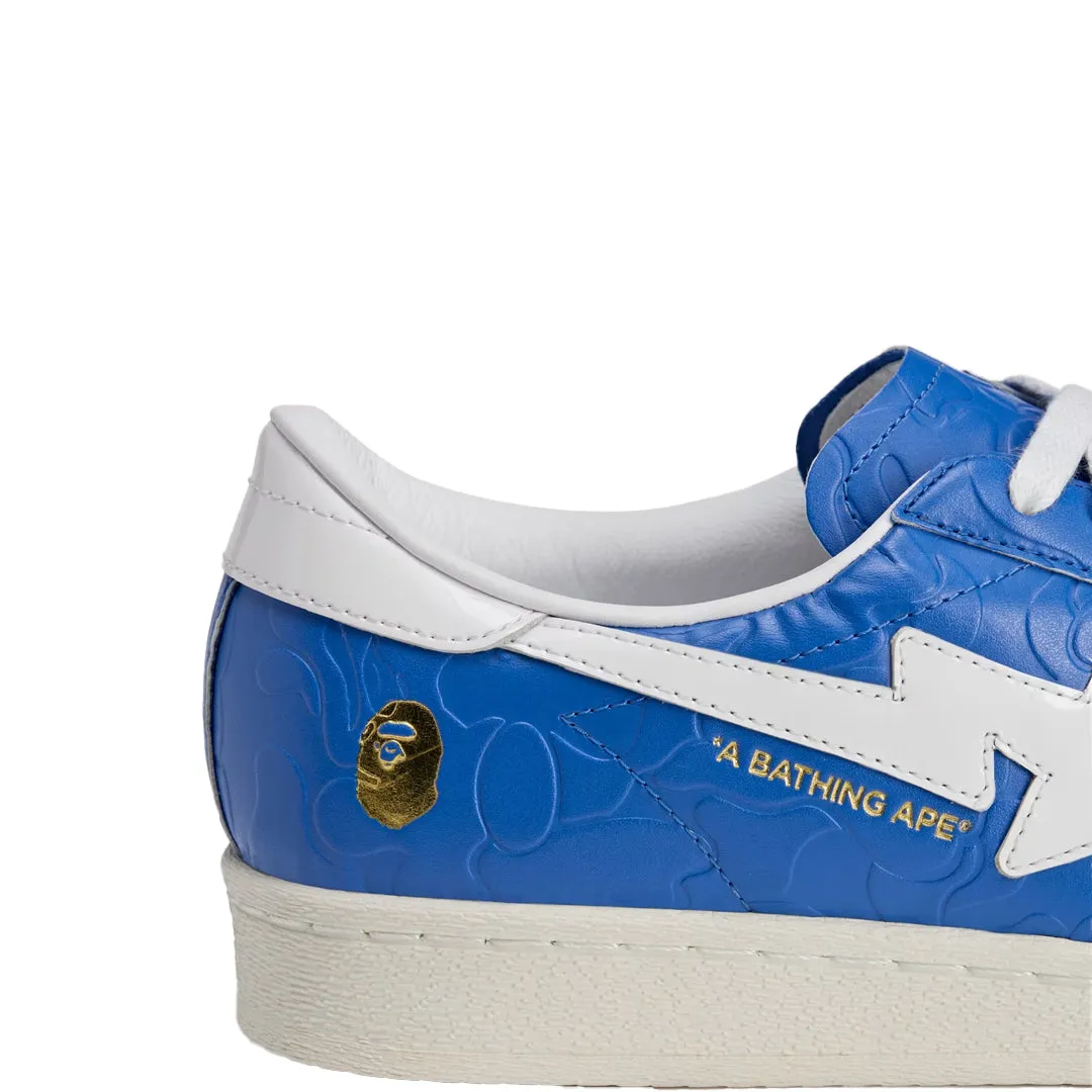 ADIDAS SUPERSTAR VINTAGE x BAPE - BLUE/WHITE