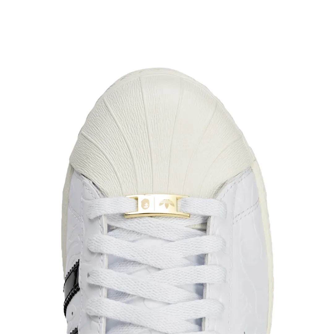 ADIDAS SUPERSTAR VINTAGE x BAPE - WHITE/BLACK
