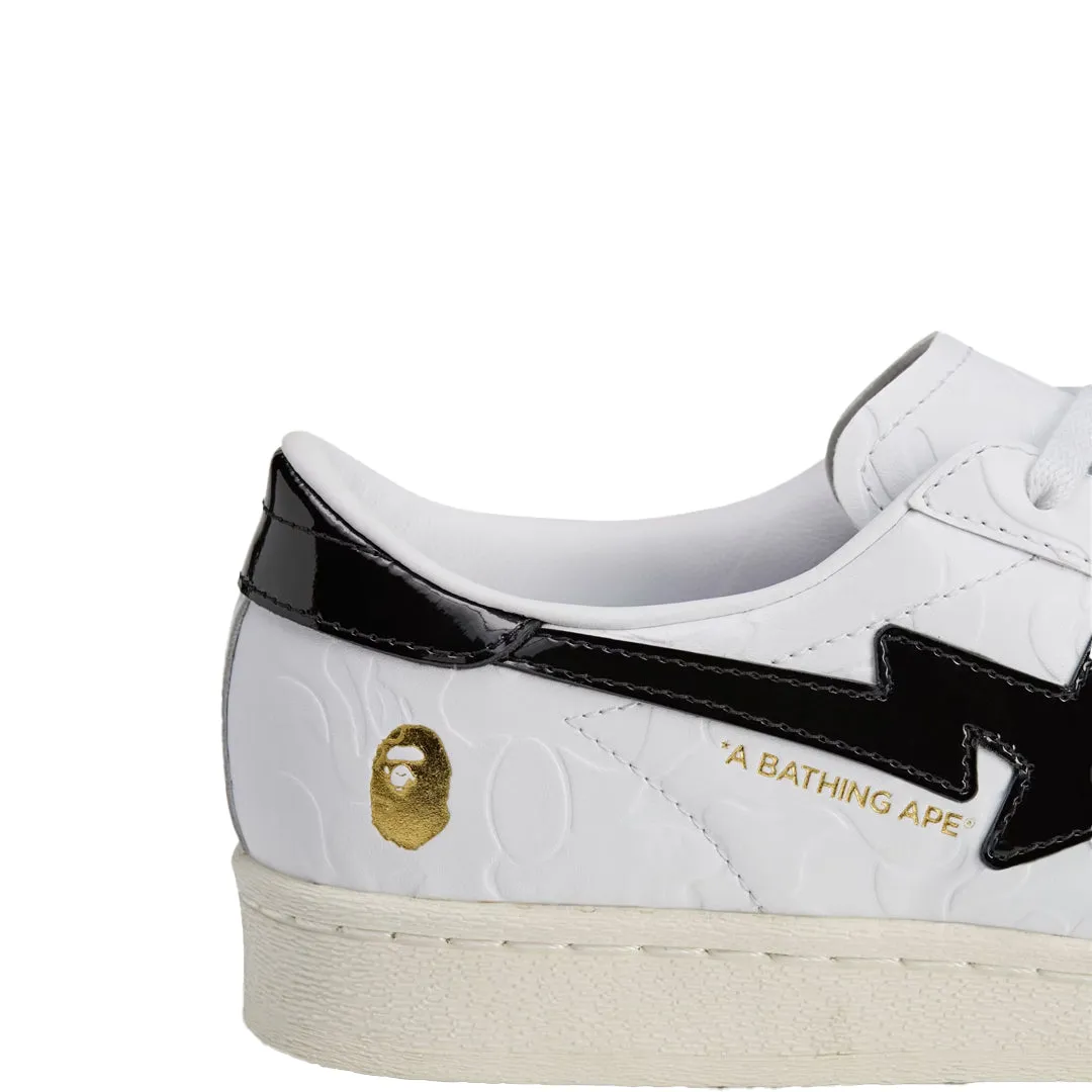 ADIDAS SUPERSTAR VINTAGE x BAPE - WHITE/BLACK