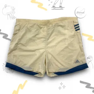 Adidas Vintage Cream Shorts (XL)
