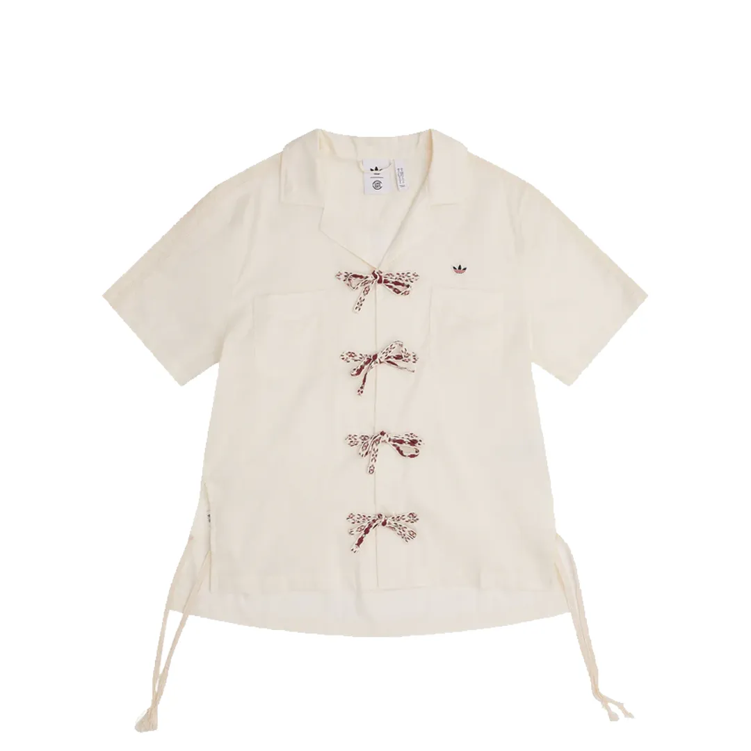 ADIDAS X CLOT BOWLING SHIRT CREW WHITE