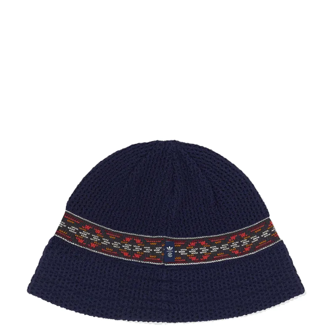 ADIDAS X CLOT KNIT BUCKET HAT NIGHT INDIGO