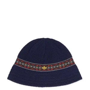 ADIDAS X CLOT KNIT BUCKET HAT NIGHT INDIGO