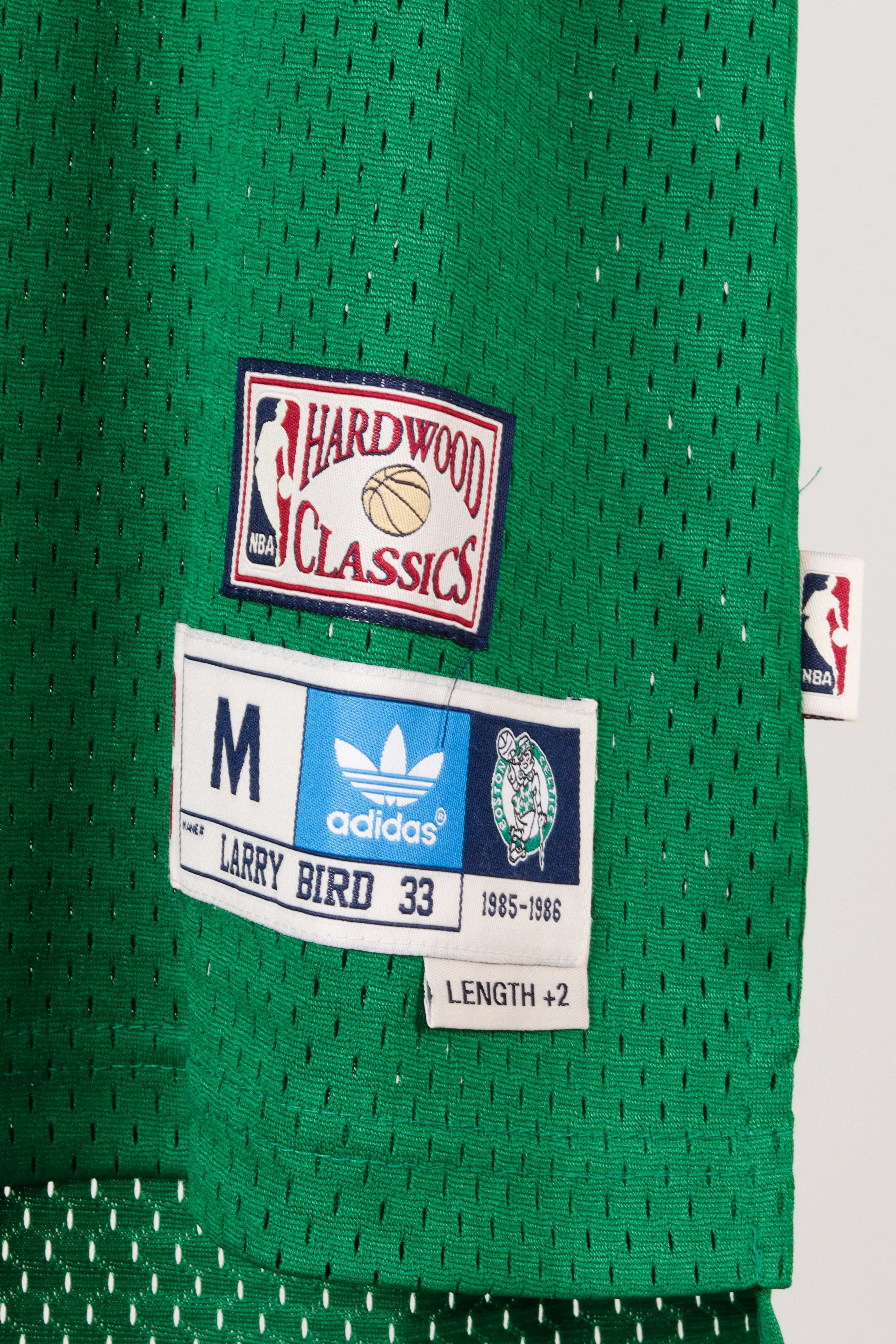 adidas x NBA Hardwood Classics 'Boston Celtics Larry Bird' Away Swingman Jersey (2006)