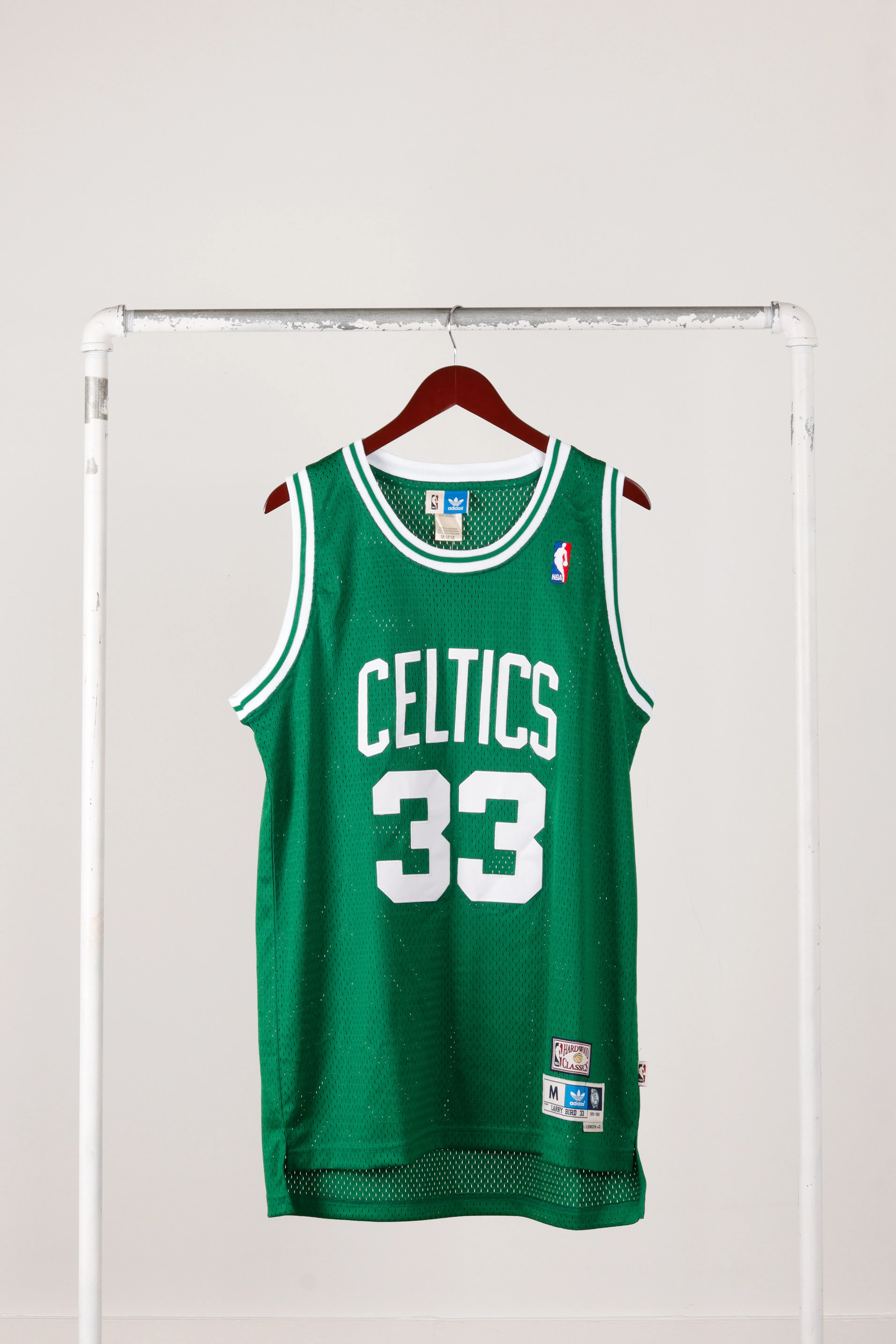 adidas x NBA Hardwood Classics 'Boston Celtics Larry Bird' Away Swingman Jersey (2006)