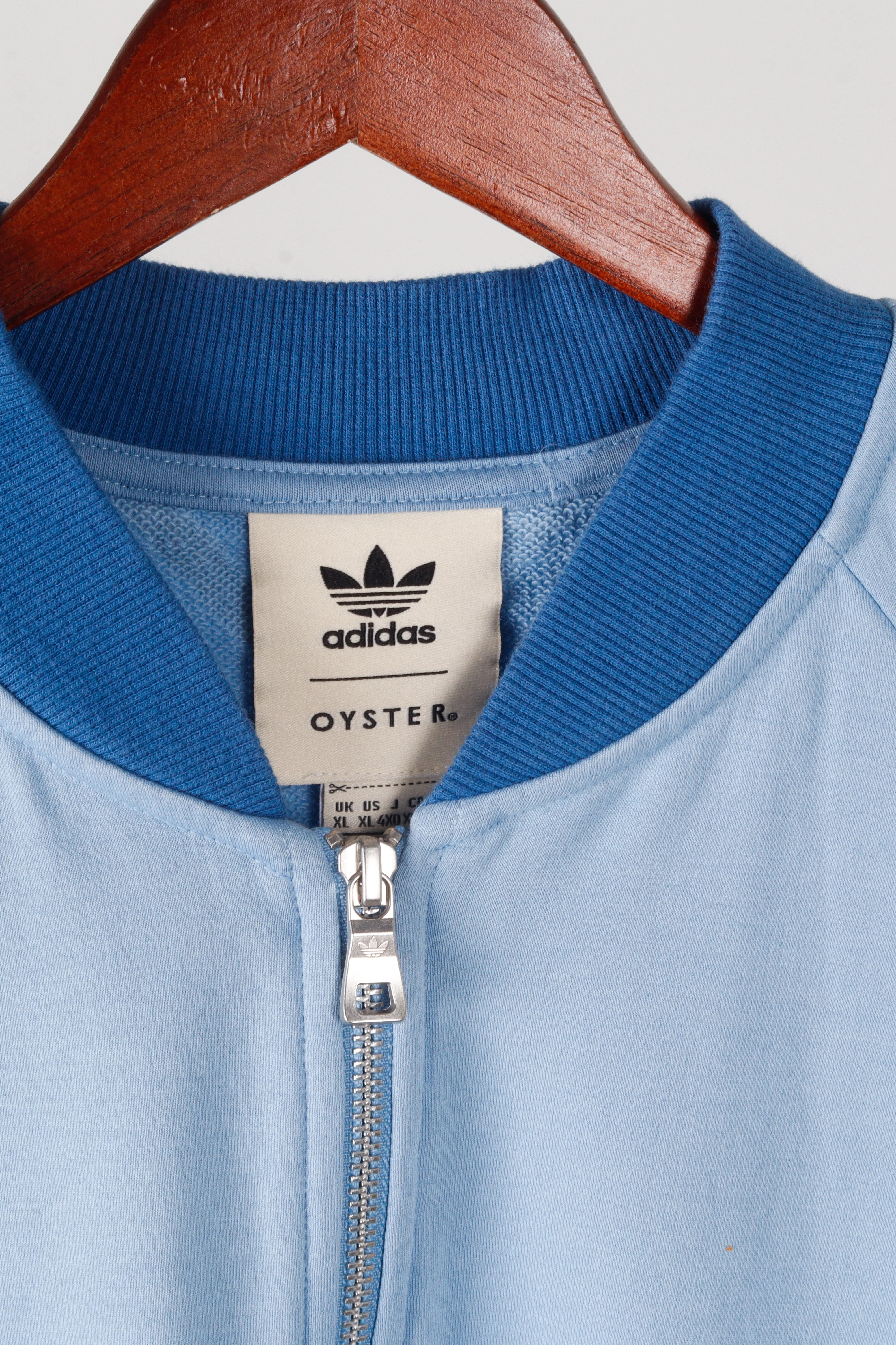 adidas x Oyster SS18 'Sweatshirt' Track Jacket Blue (2018)