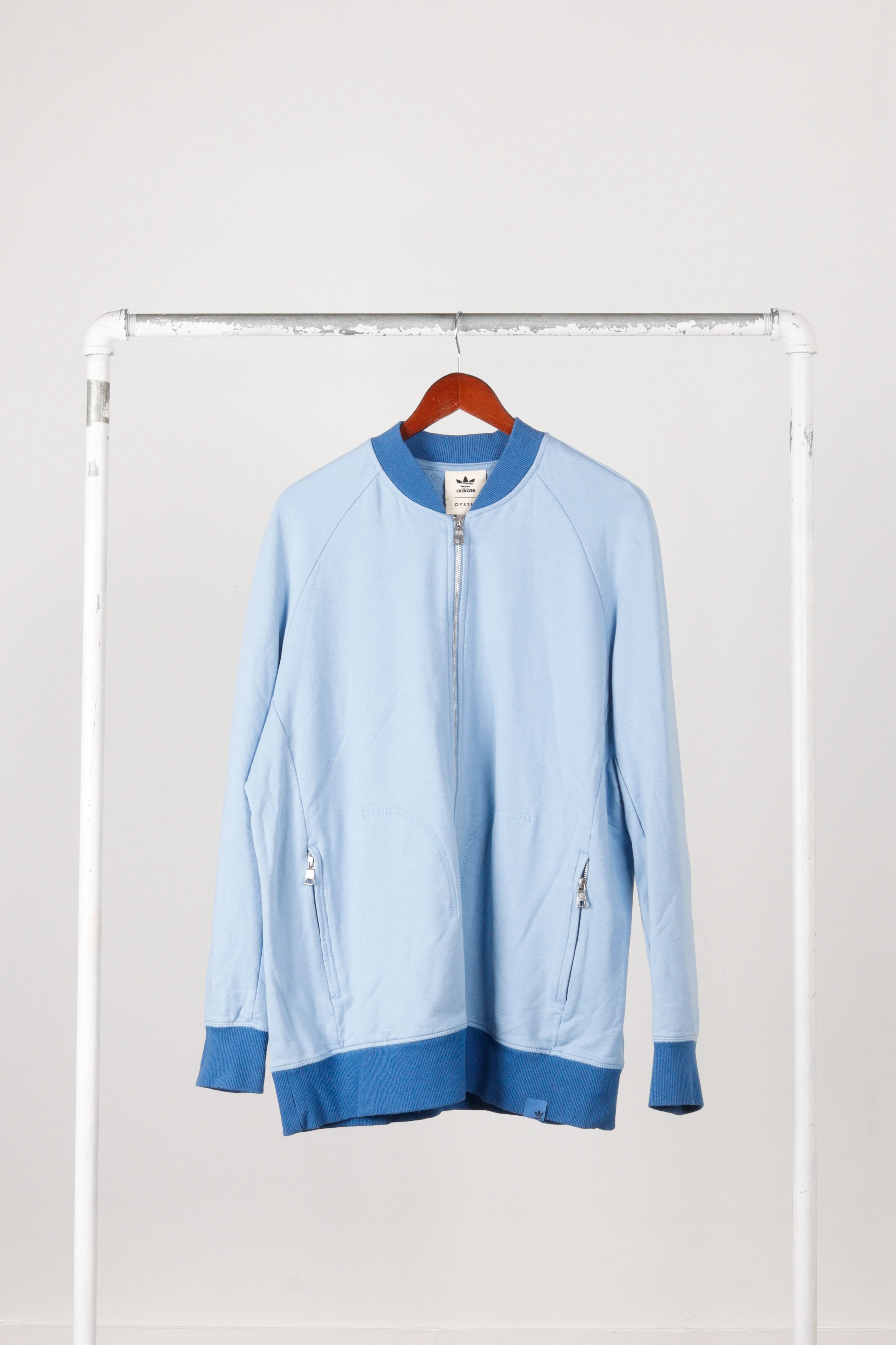 adidas x Oyster SS18 'Sweatshirt' Track Jacket Blue (2018)