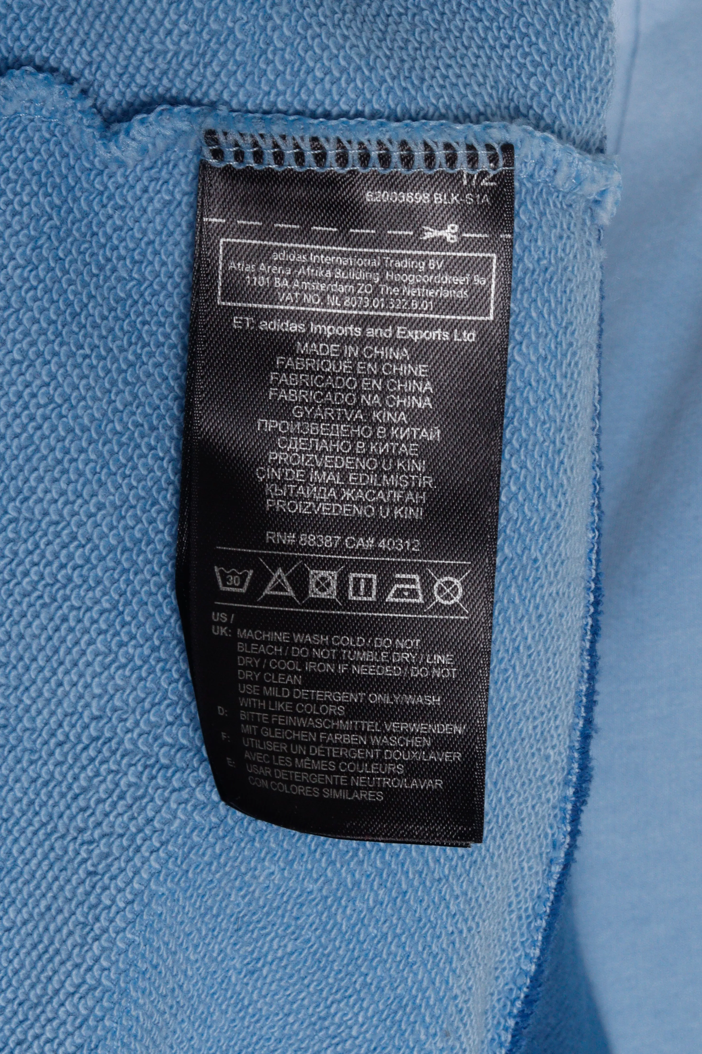 adidas x Oyster SS18 'Sweatshirt' Track Jacket Blue (2018)