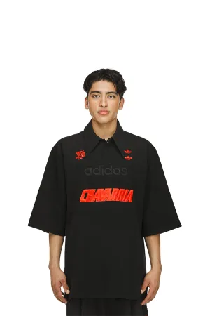 adidas x Willy Chavarria Polo Shirt 'Black'