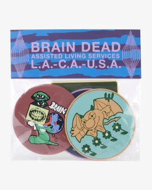 Brain Dead - PVC Coaster Set - (Multi)