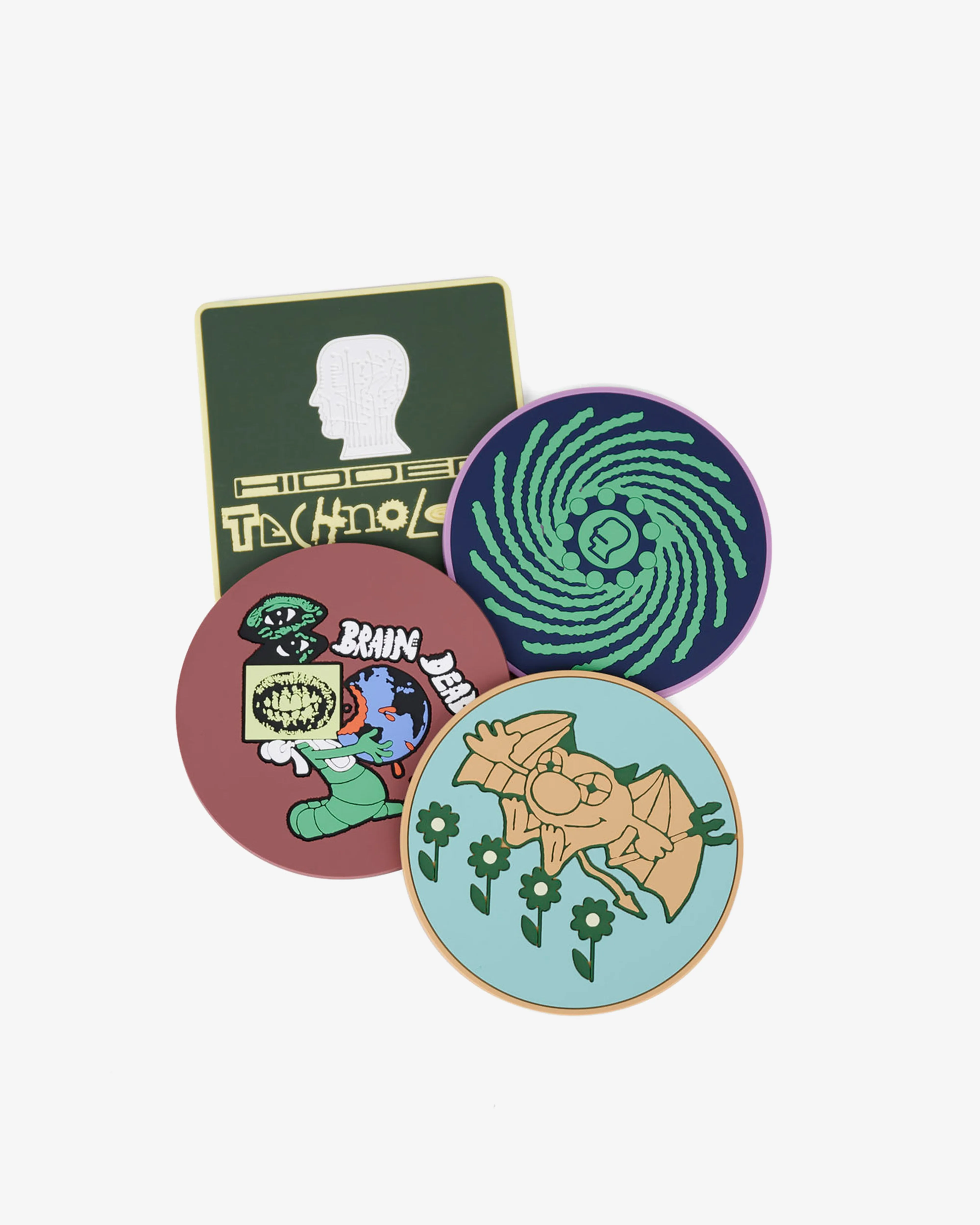 Brain Dead - PVC Coaster Set - (Multi)