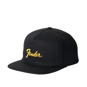 Brixton Fender Factory NP MP Snapback Cap Black