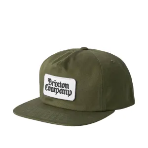 Brixton Hat Norvell MP Snapback Dark Olive