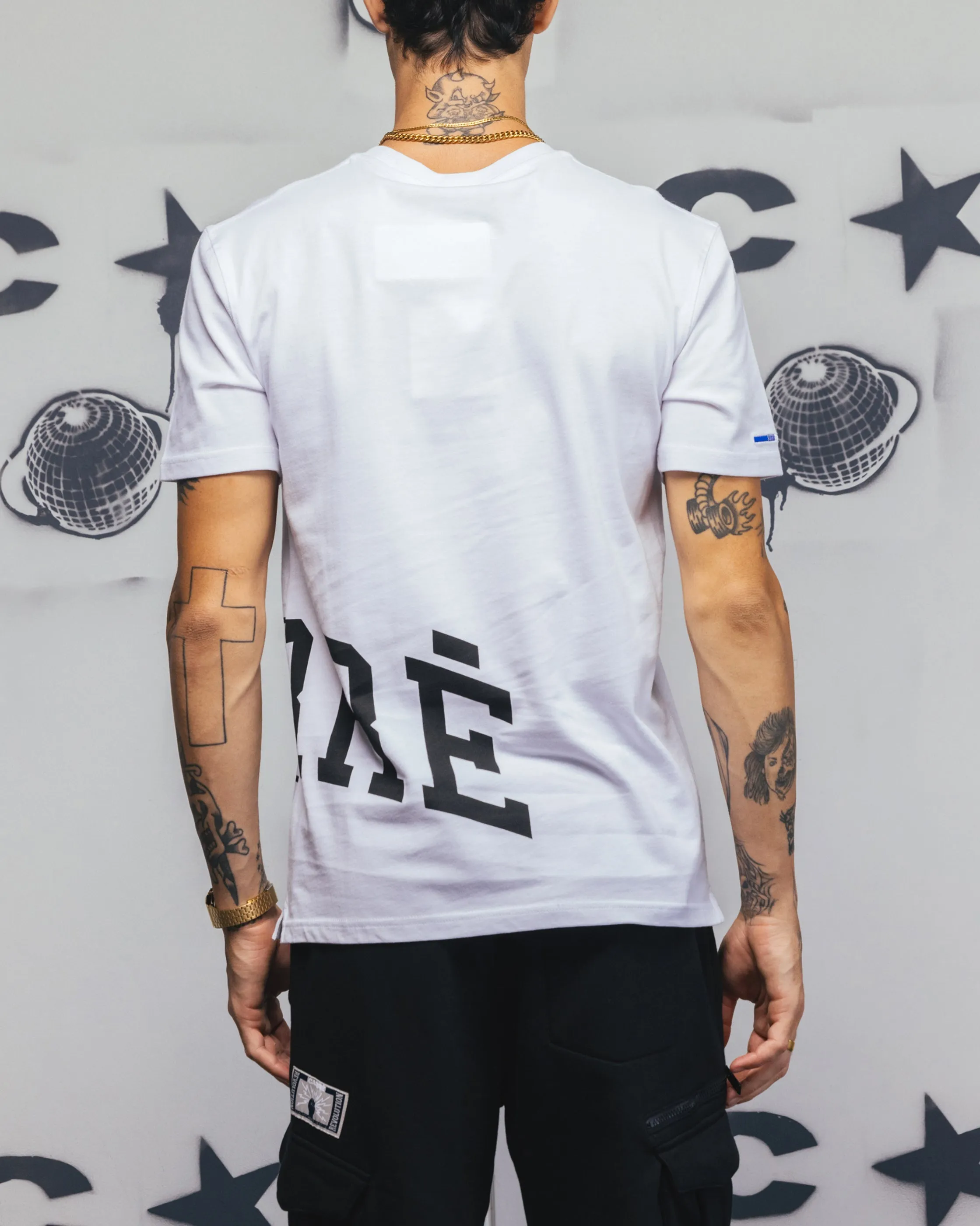 Carr Men's Enorme Classique Short Sleeve T-Shirt White