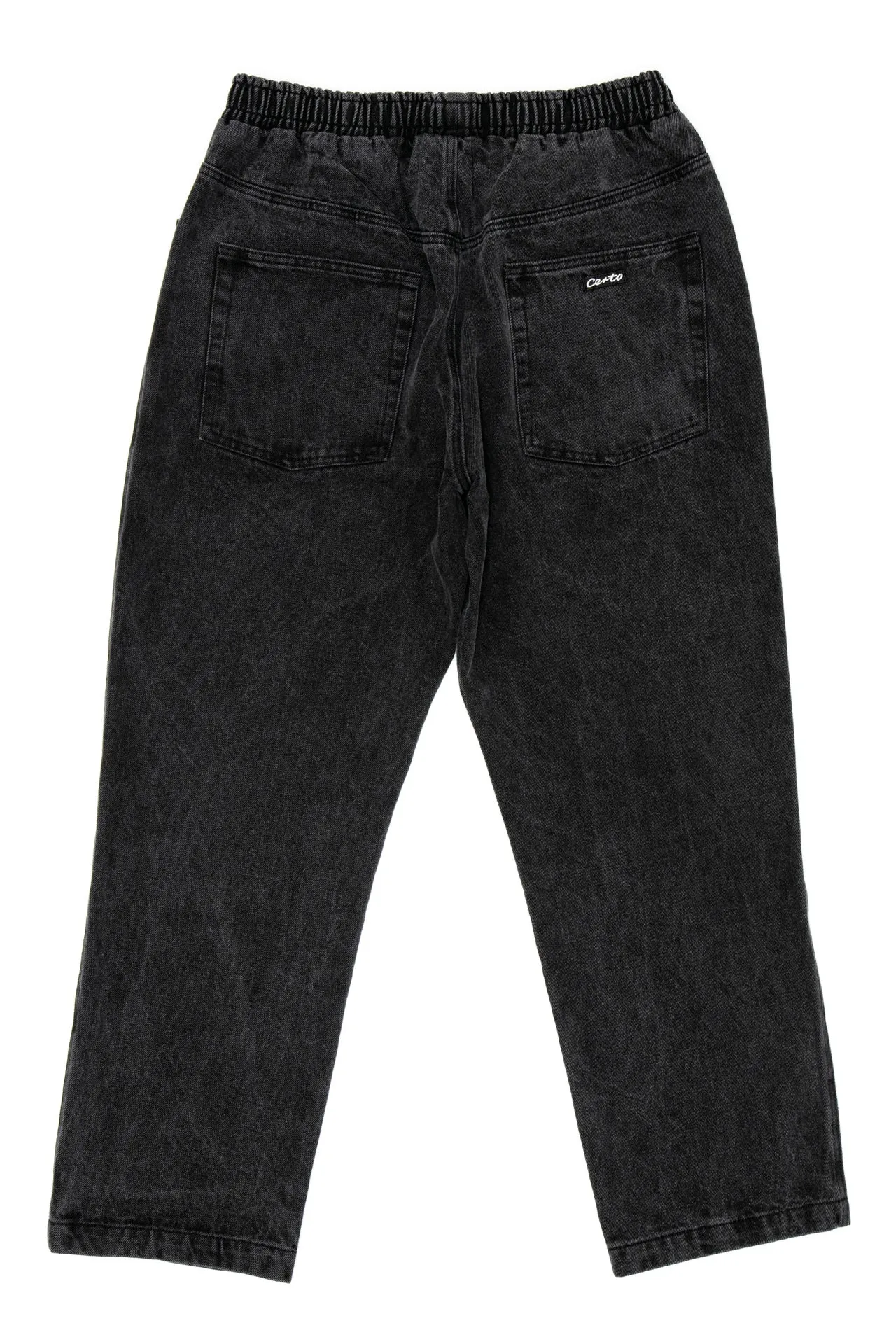 CERTO DENIM JEANS // BLACK WASHED