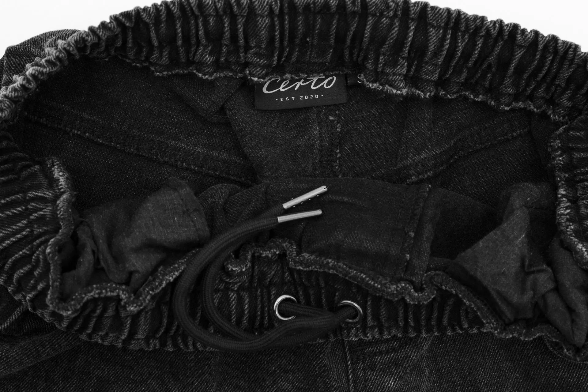 CERTO DENIM JEANS // BLACK WASHED