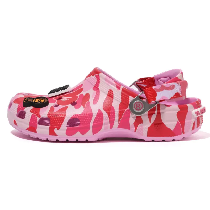 Crocs Classic Clog A Bathing Ape ABC Camo Pink