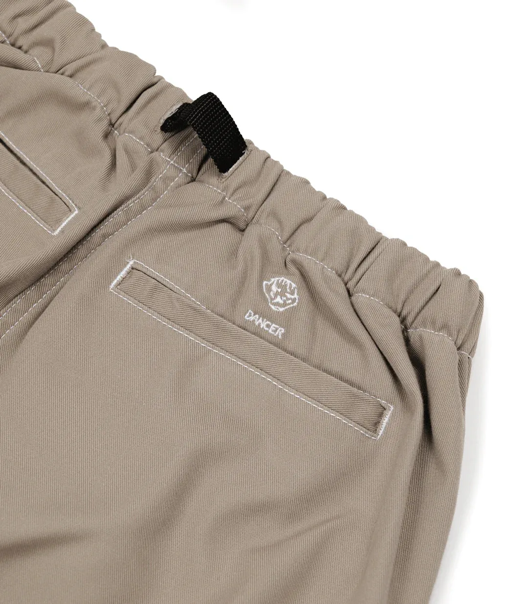 Dancer Belted Simple Knee Pant  // Khaki
