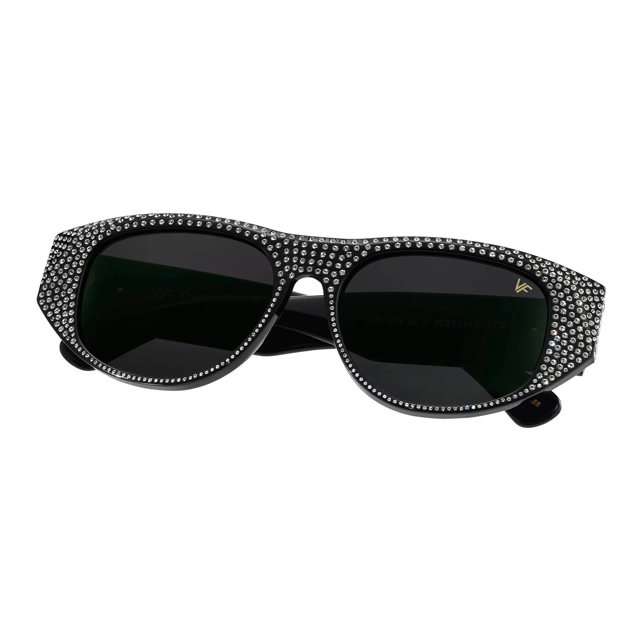 Gallery Black Acetate Swarovski Crystals Edition