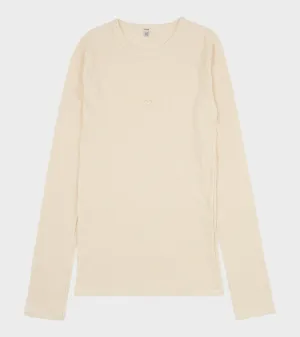 Heart Long Sleeve Tee Undyed