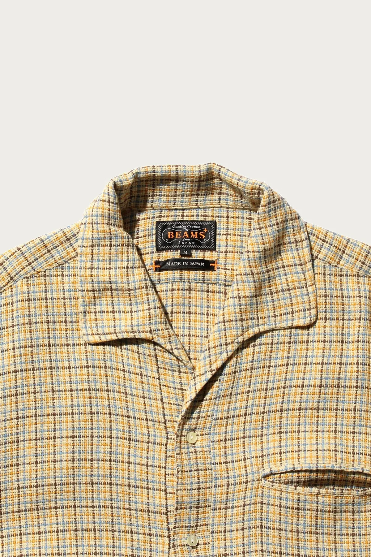 Italian Collar Gunclub Mesh - Beige
