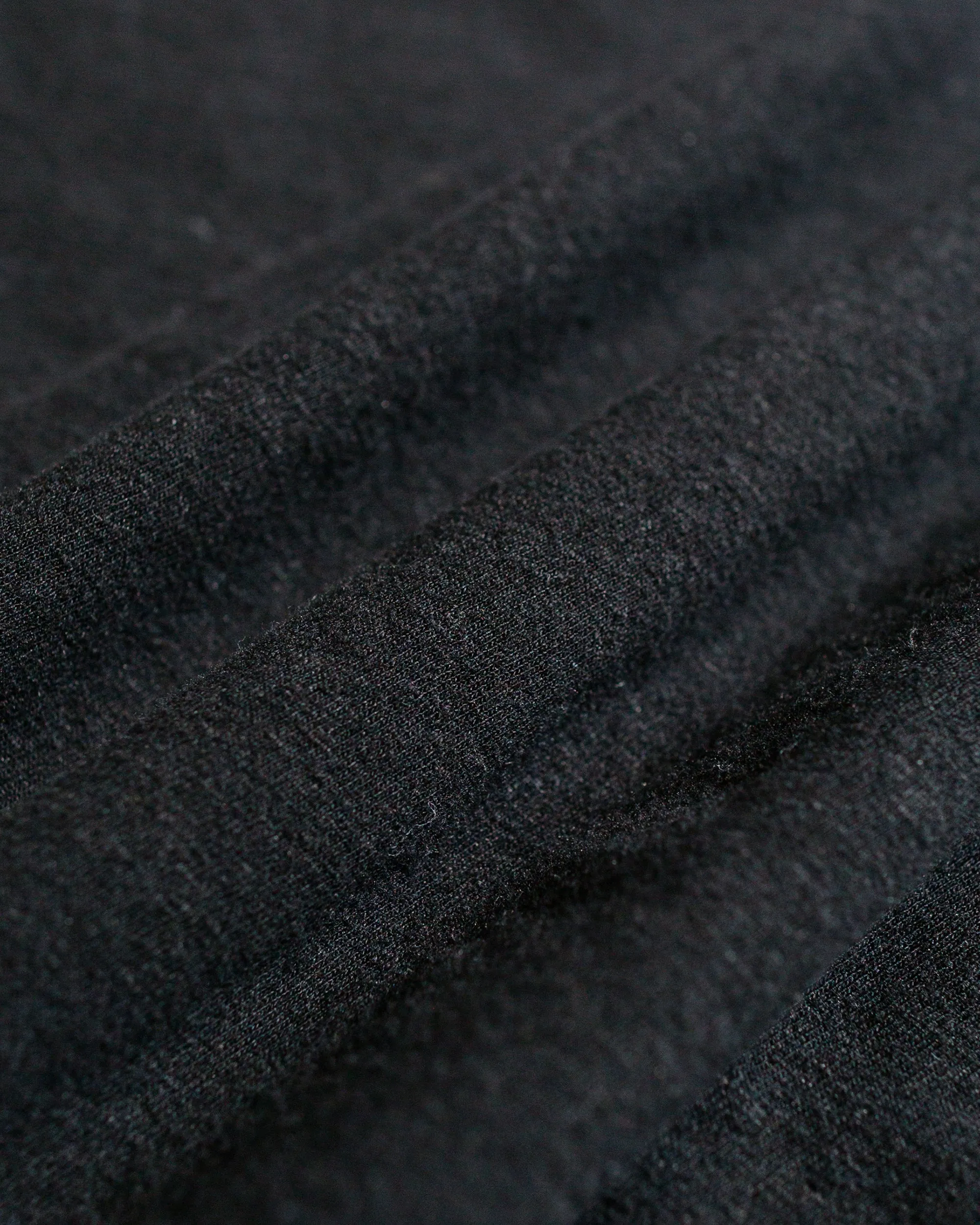 MHL Simple T-Shirt Organic Cotton Linen Jersey Black