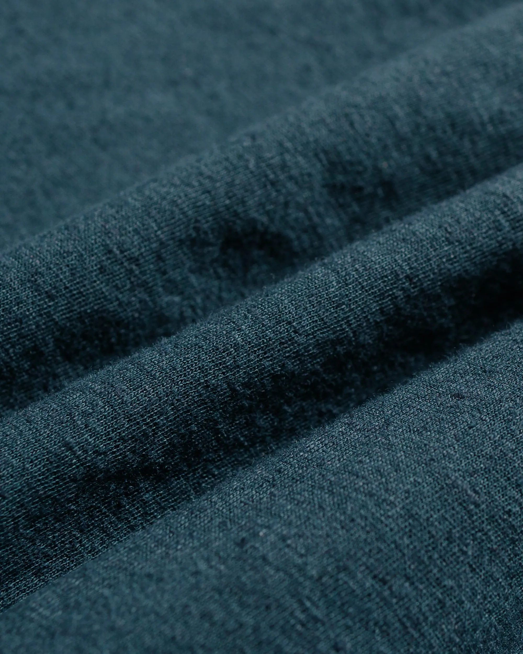 MHL Simple T-Shirt Organic Cotton Linen Jersey Mineral Blue