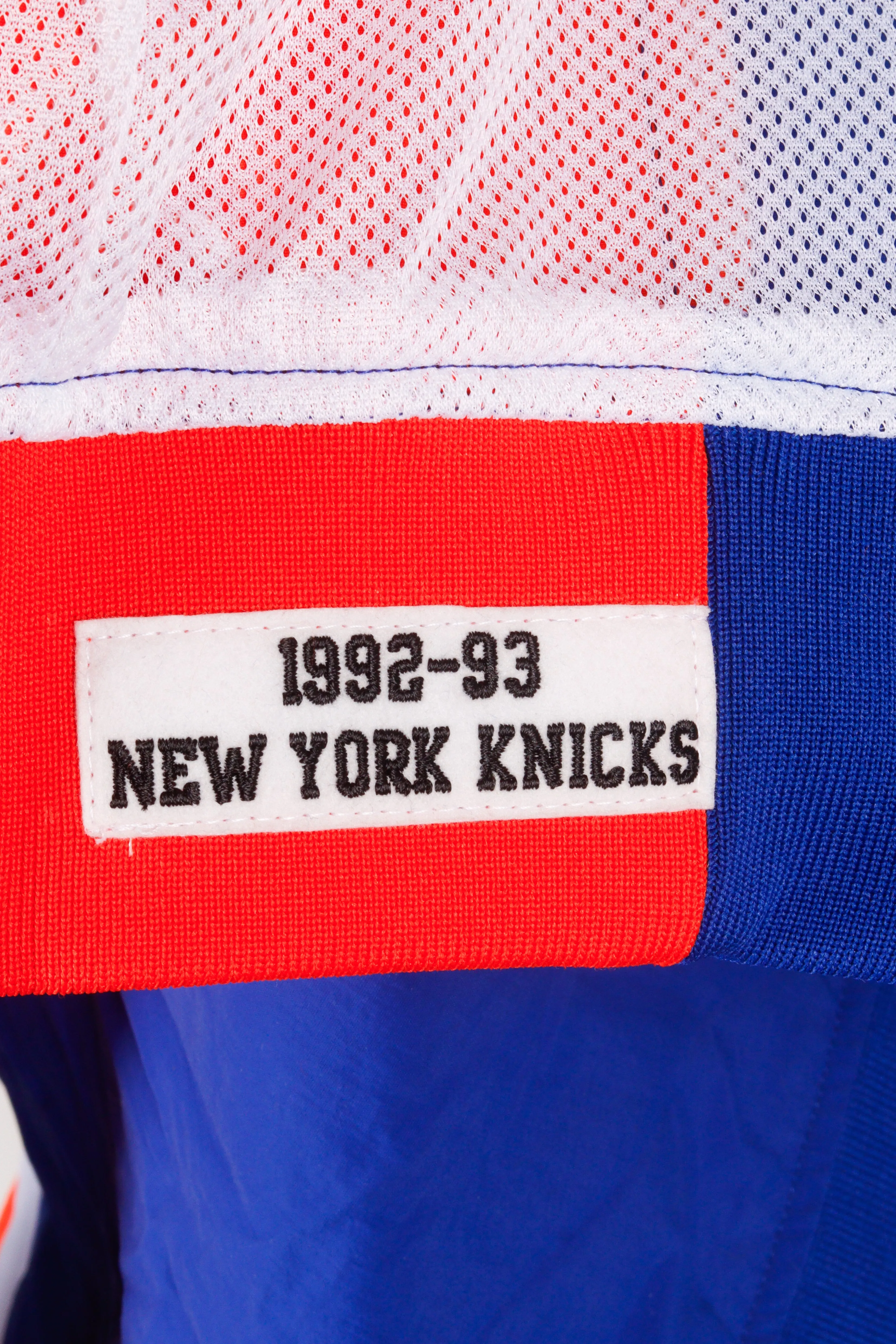 Mitchell & Ness '1992-93 New York Knicks Away' Authentic Warm Up Jacket (2012)