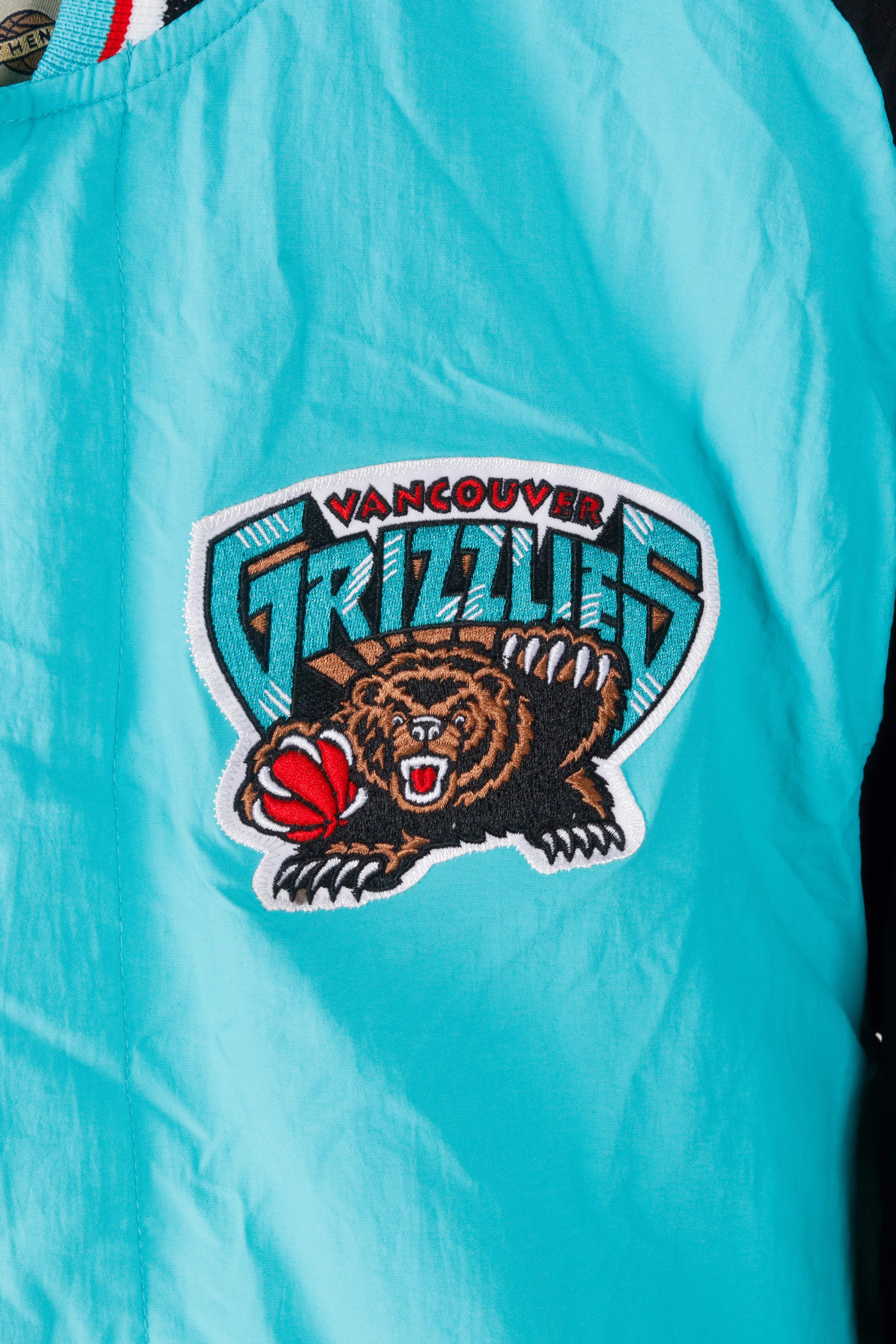 Mitchell & Ness '1995-96 Vancouver Grizzlies Home' Authentic Warm Up Jacket (2012)