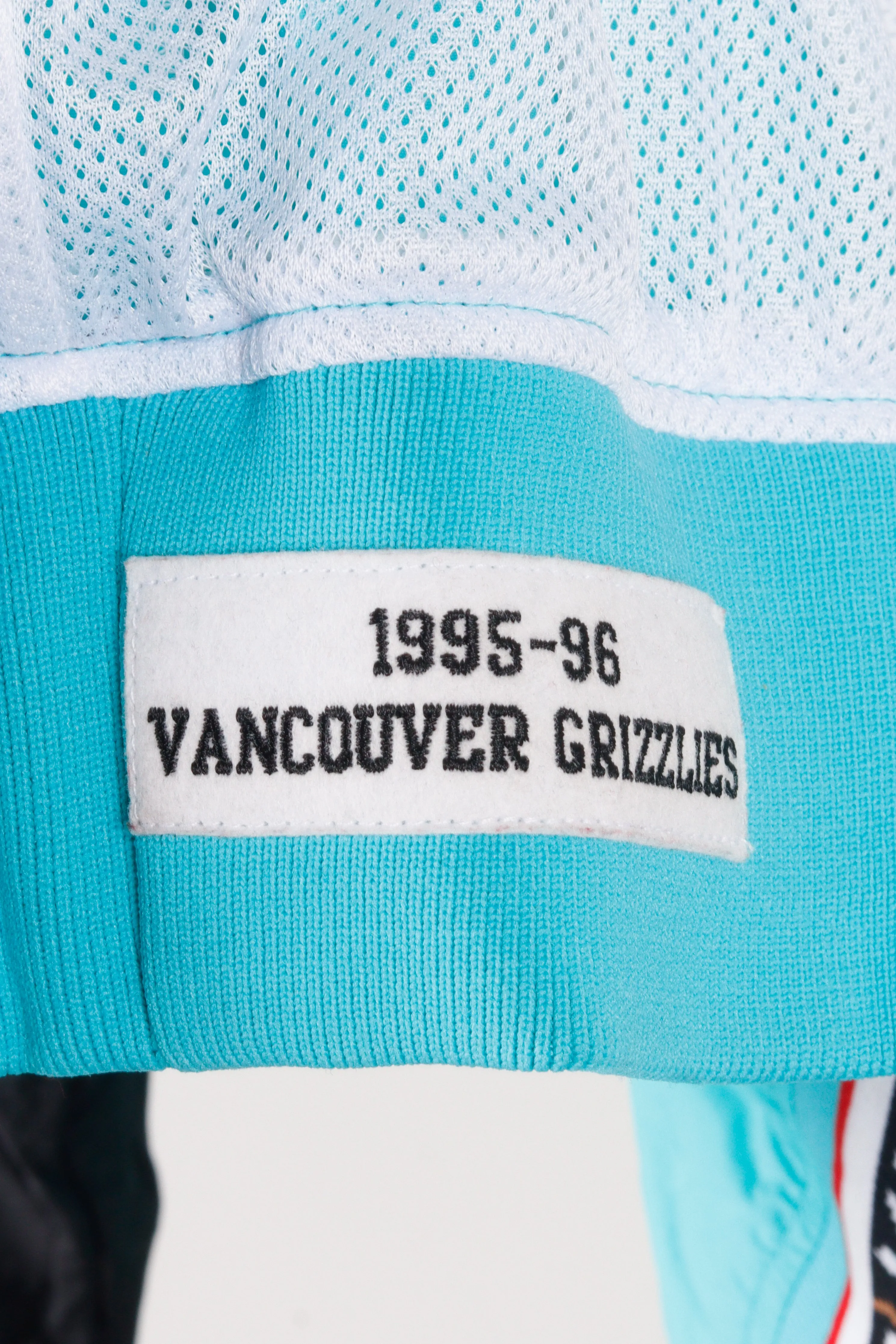 Mitchell & Ness '1995-96 Vancouver Grizzlies Home' Authentic Warm Up Jacket (2012)
