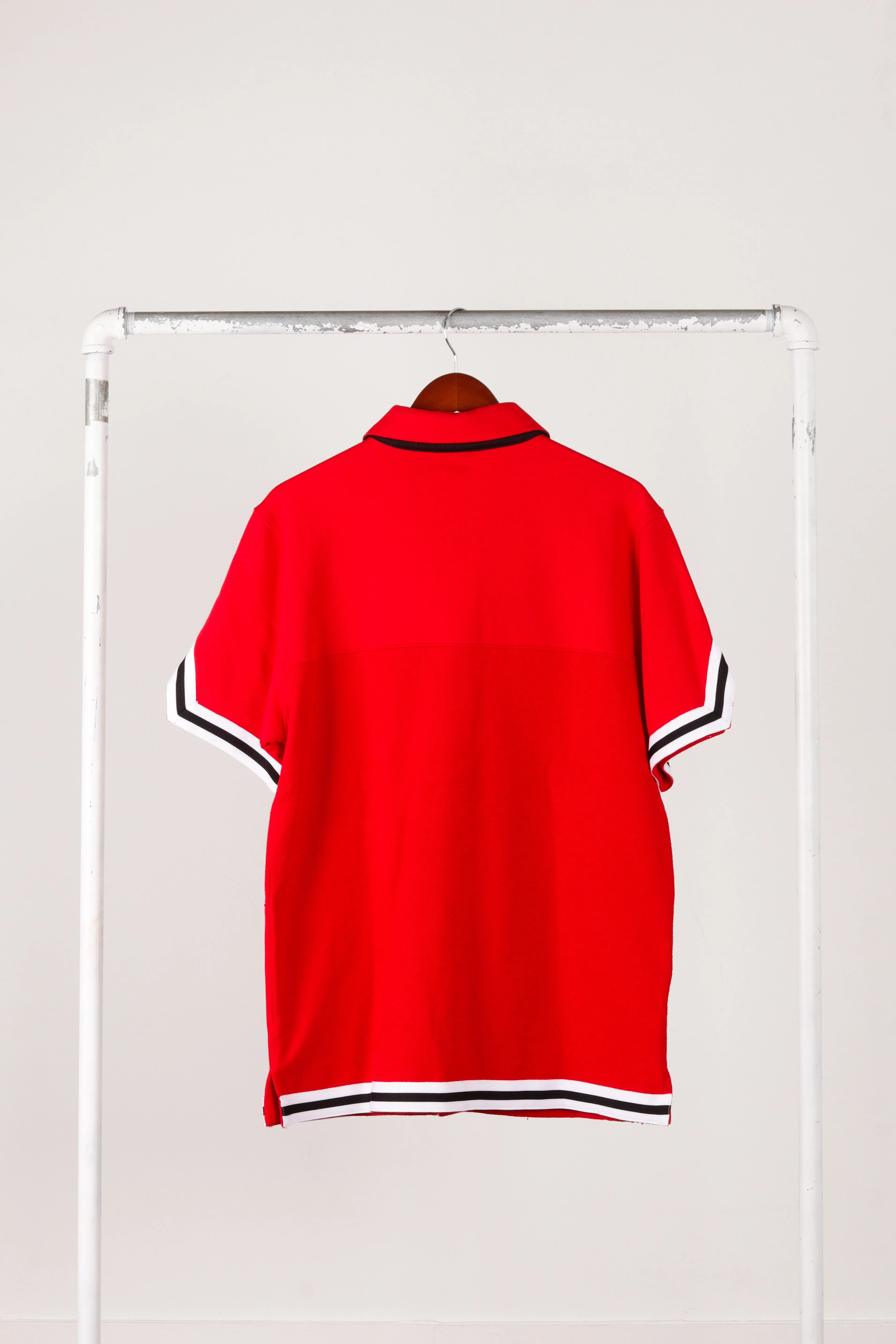 Mitchell & Ness '1997 Chicago Bulls Finals Patch' Warm Up S/S Shirt Red (2020)