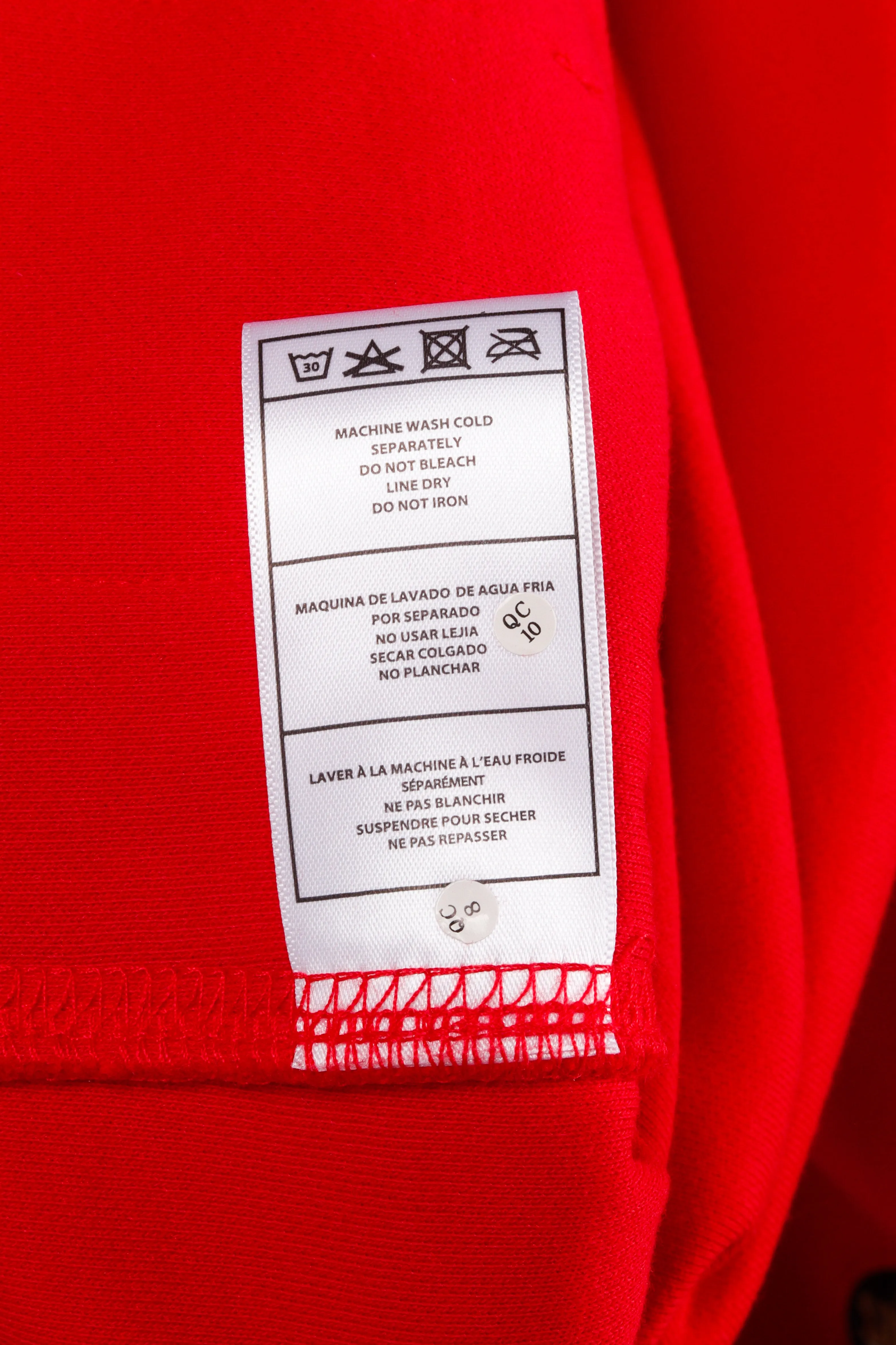 Mitchell & Ness '1997 Chicago Bulls Finals Patch' Warm Up S/S Shirt Red (2020)