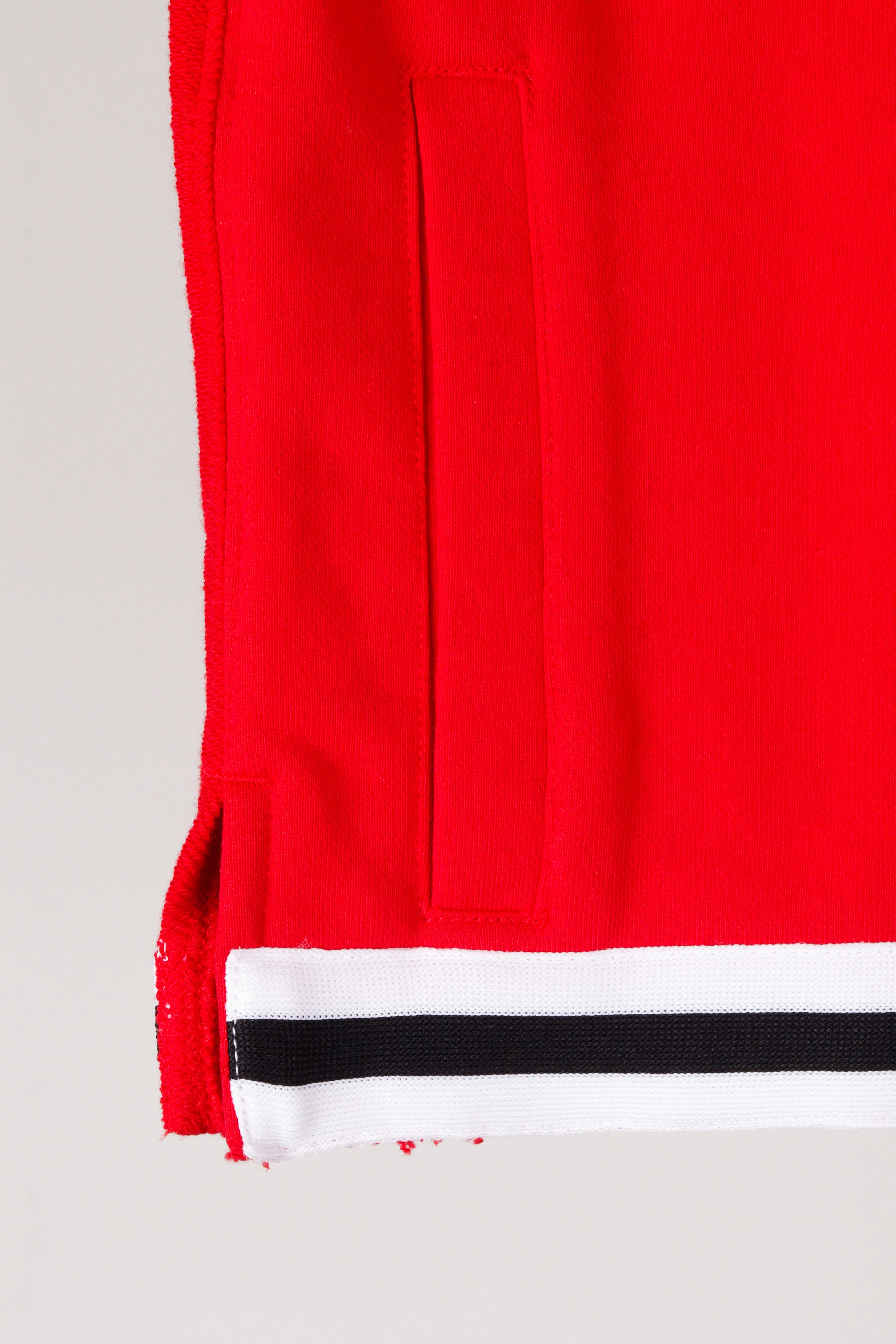 Mitchell & Ness '1997 Chicago Bulls Finals Patch' Warm Up S/S Shirt Red (2020)