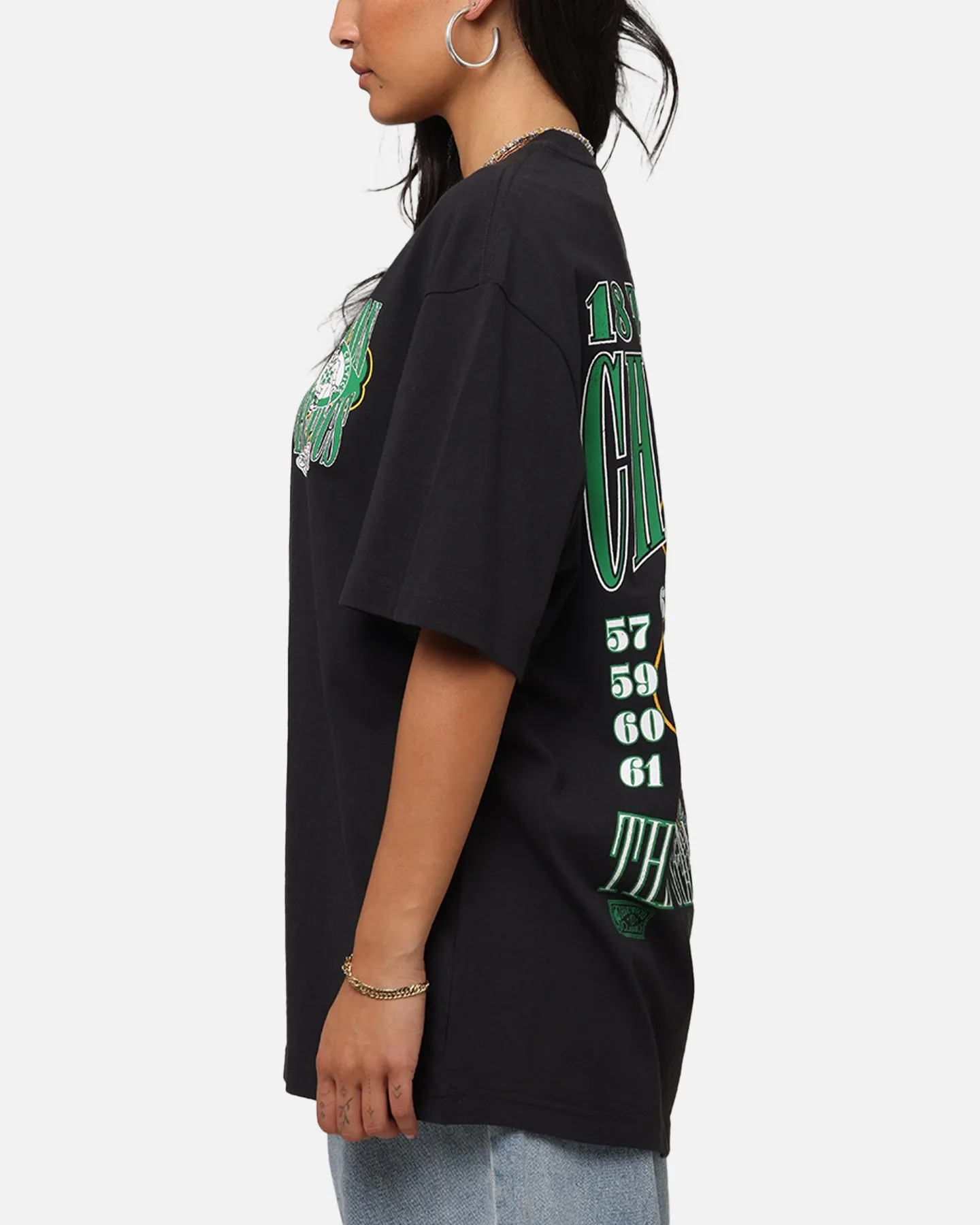 Mitchell & Ness Boston Celtics 18-Time NBA Champions T-Shirt Faded Black