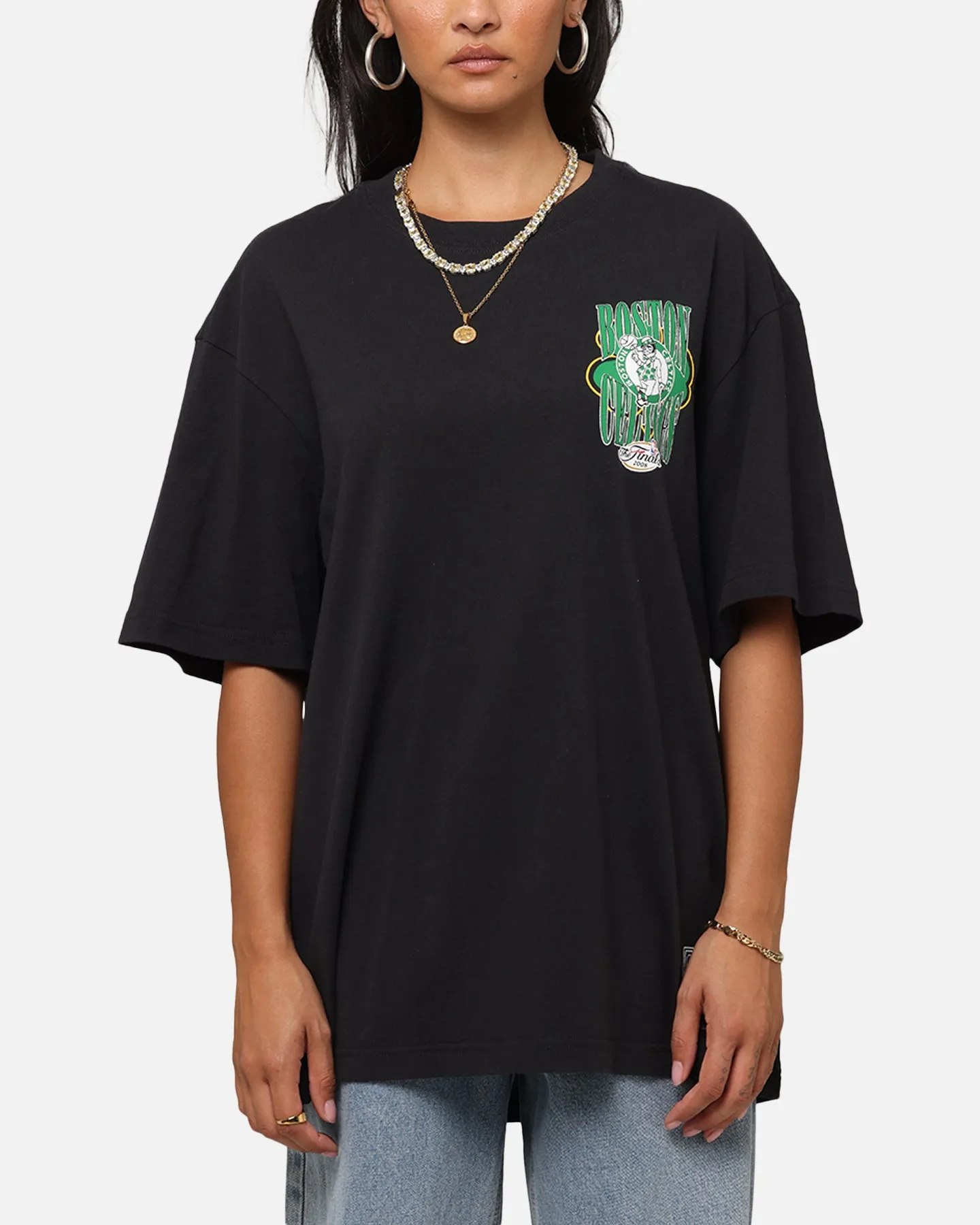 Mitchell & Ness Boston Celtics 18-Time NBA Champions T-Shirt Faded Black