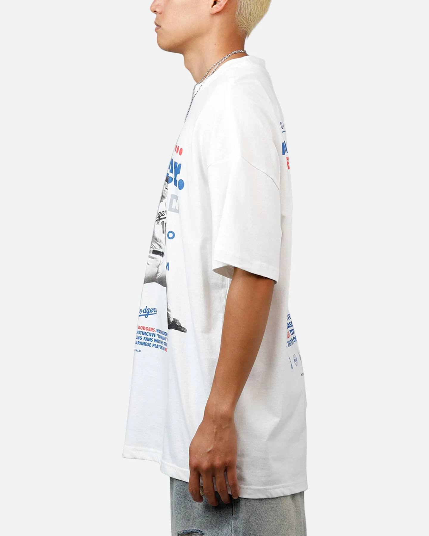 Mitchell & Ness Los Angeles Dodgers Hideo Nomo Got Better T-Shirt Vintage White