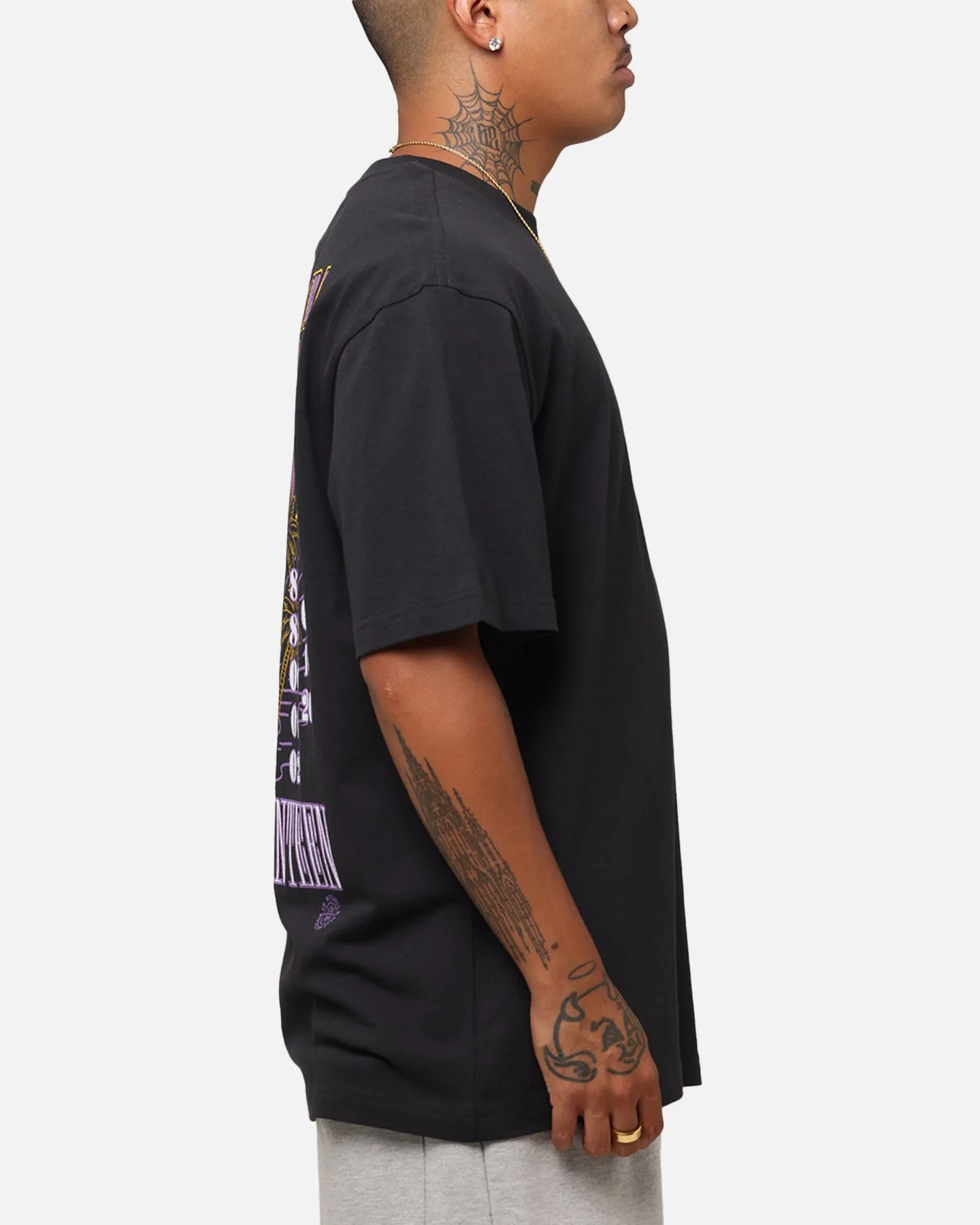 Mitchell & Ness Los Angeles Lakers 17-Time NBA Champions T-Shirt Faded Black