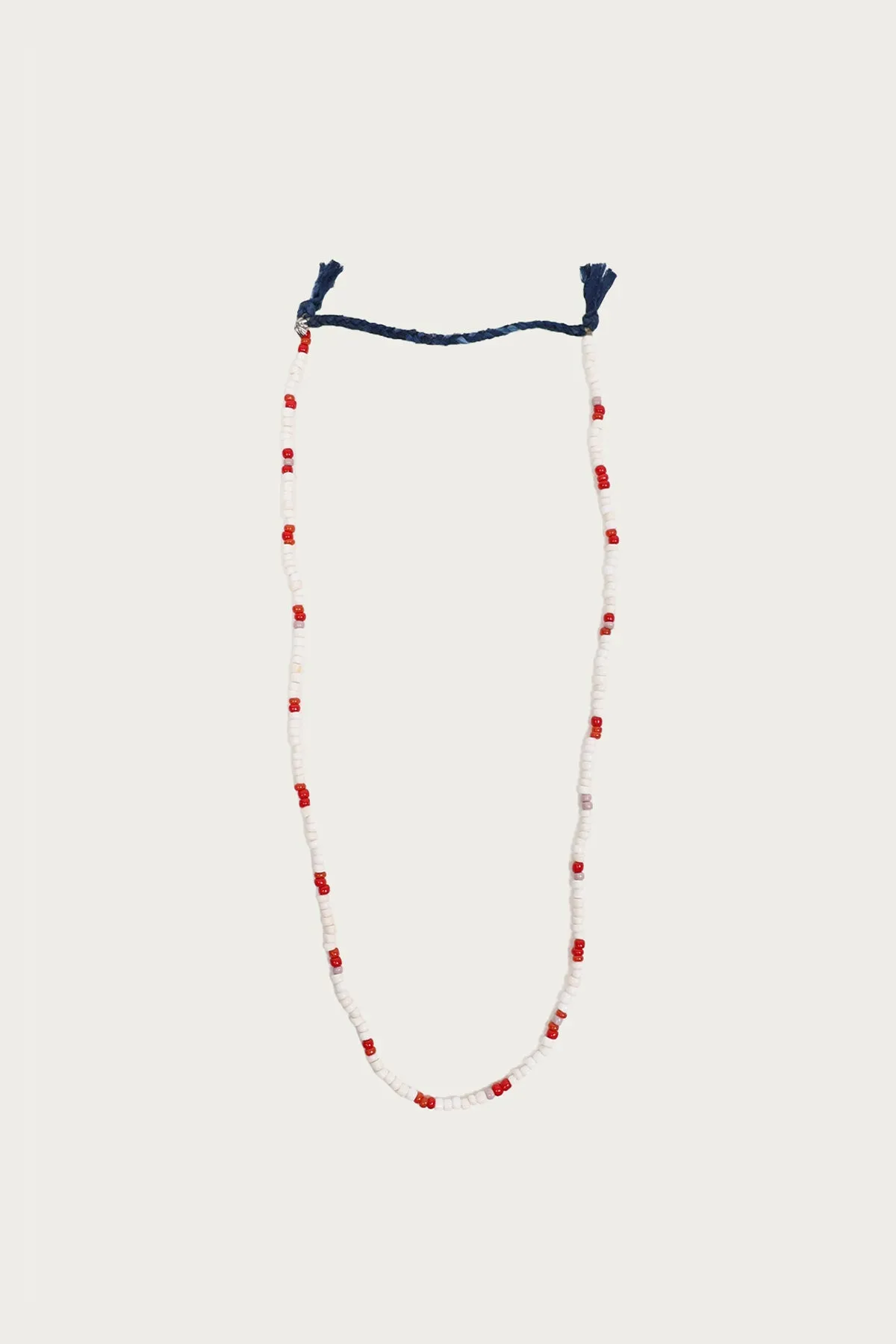 Murano Dead Stock Beads Necklace - Red