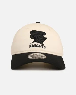 New Era Newcastle Knights 'NRL Two Tone' 9TWENTY Strapback Chrome White/Black