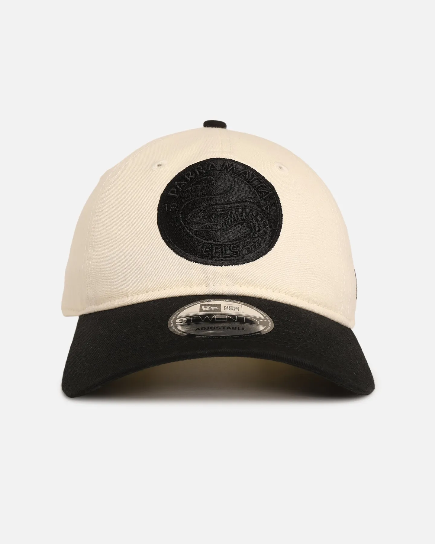 New Era Parramatta Eels 'NRL Two Tone' 9TWENTY Strapback Chrome White/Black