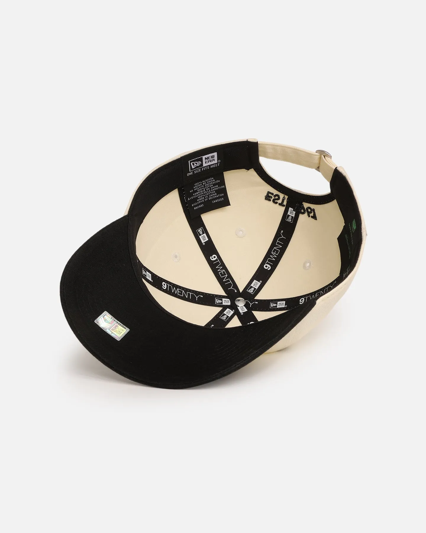 New Era Penrith Panthers 'NRL Two Tone' 9TWENTY Strapback Chrome White/Black