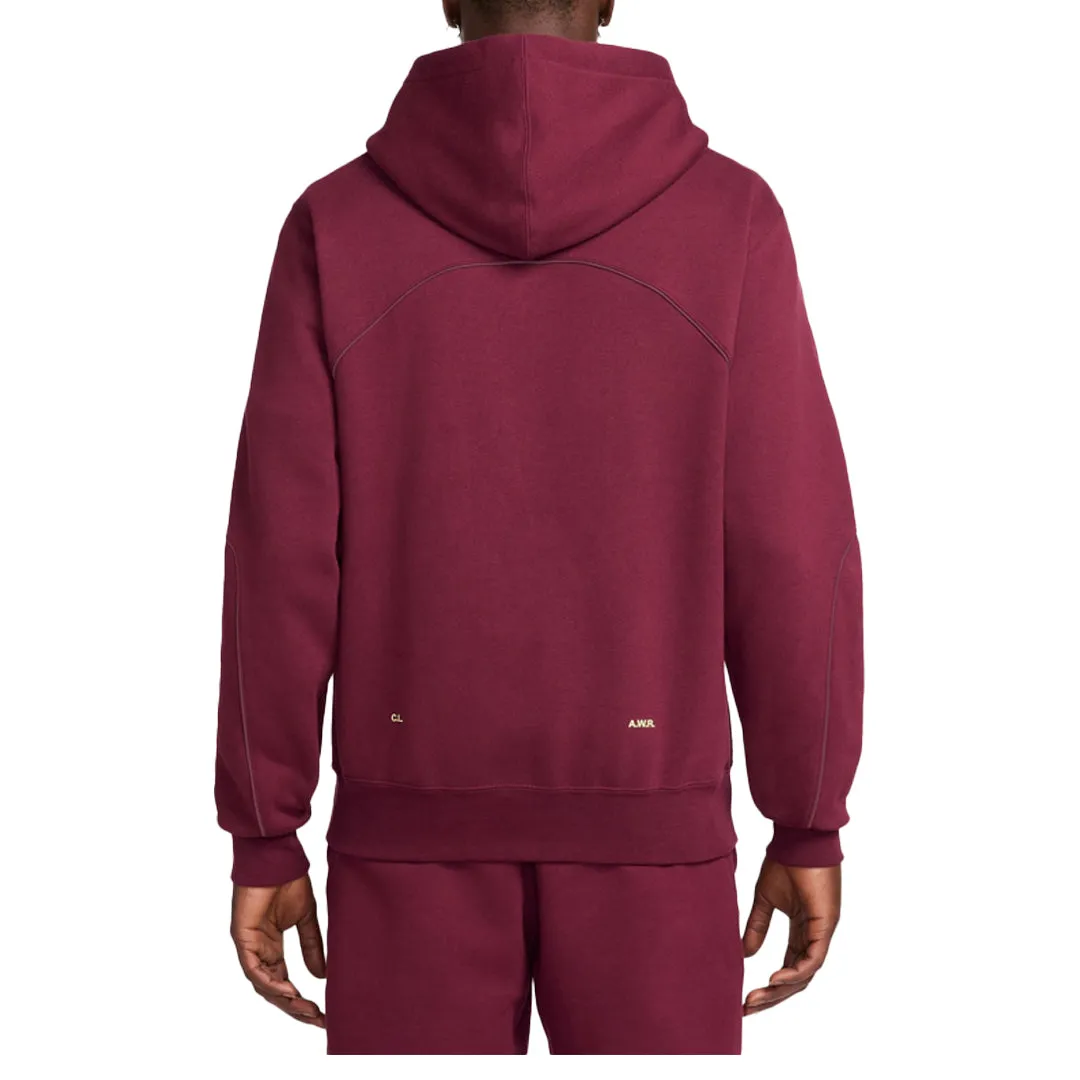 NOCTA FLEECE CS HOODIE DARK BEETROOT